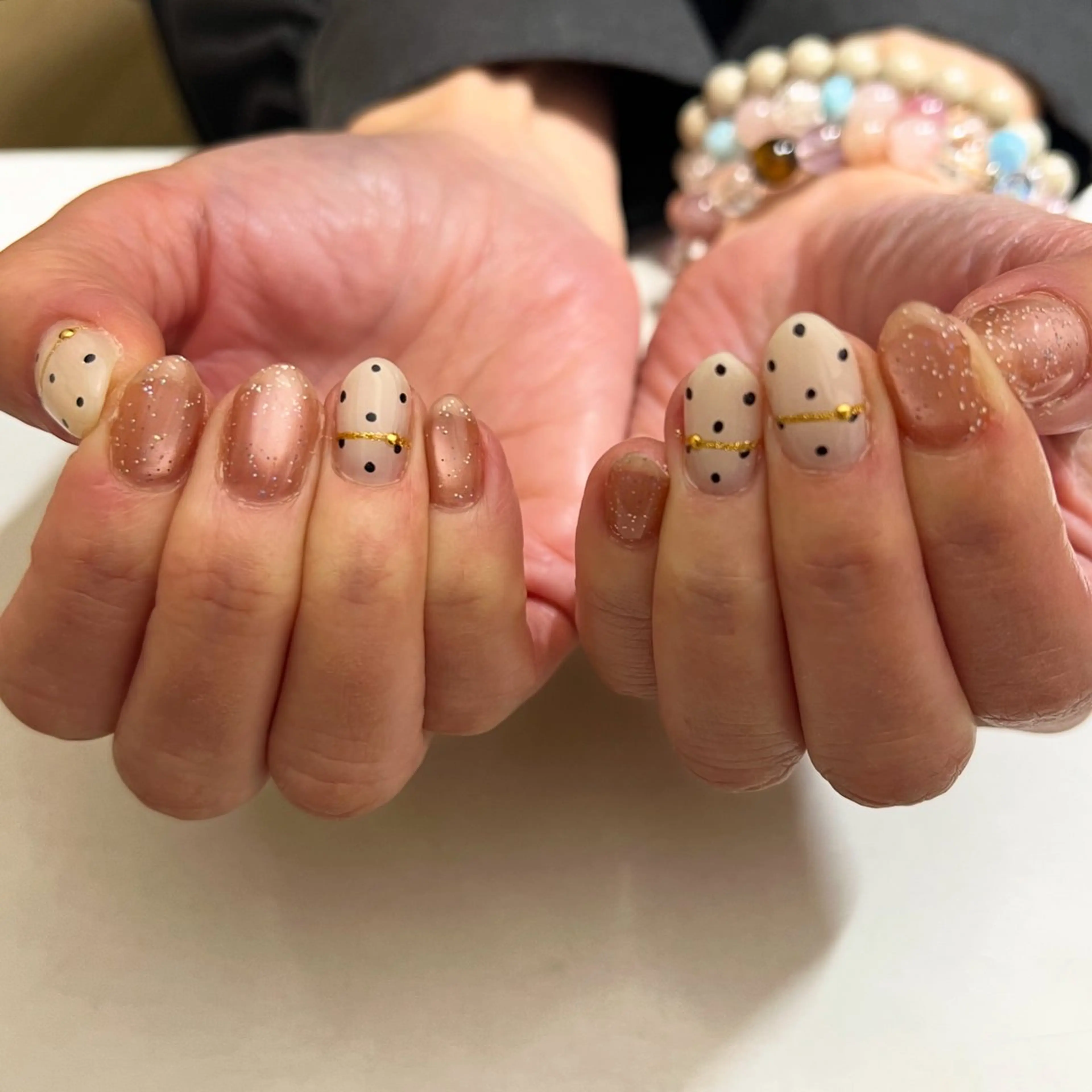 【オフ無し】自爪育成💅デザインネイルの写真