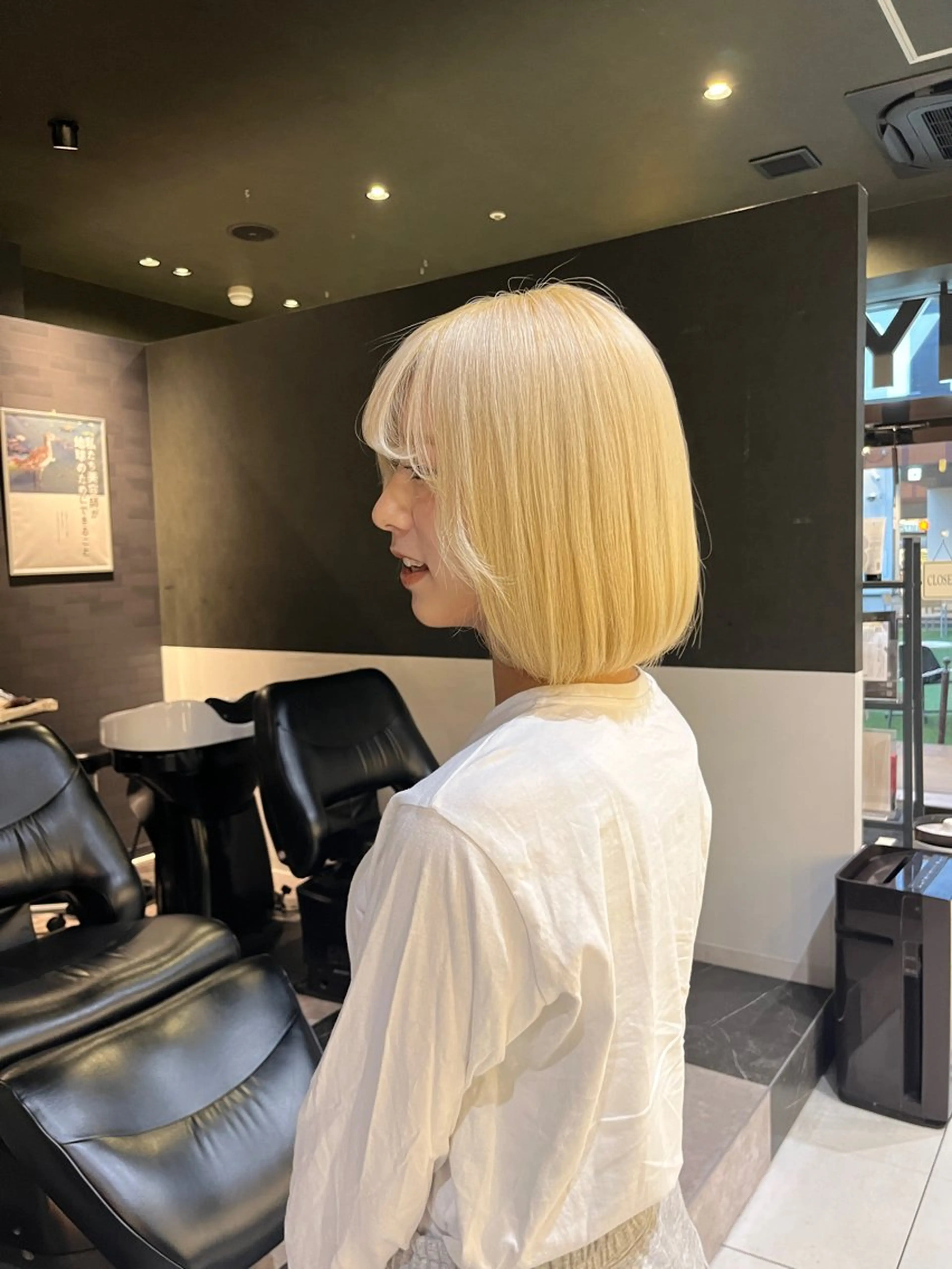 ショート カット ヘアカラー ボブパーマ/レイヤー カット/KINAMIのヘアスタイル