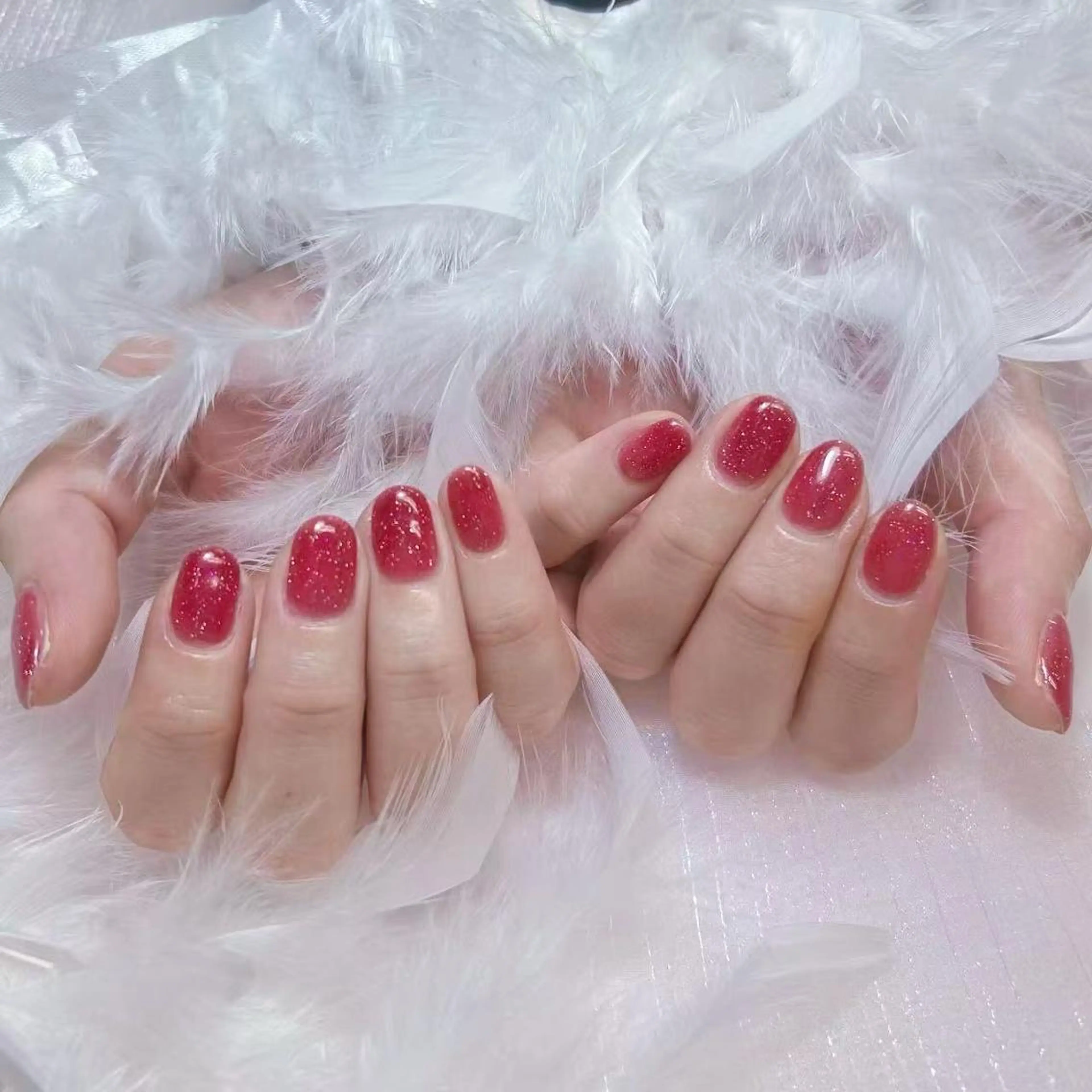 ネイル アートネイル オーロラネイル ガーリー キラキラネイル マグネットネイル ハンドネイル ハンドケア Diamond 🚢のネイルデザイン