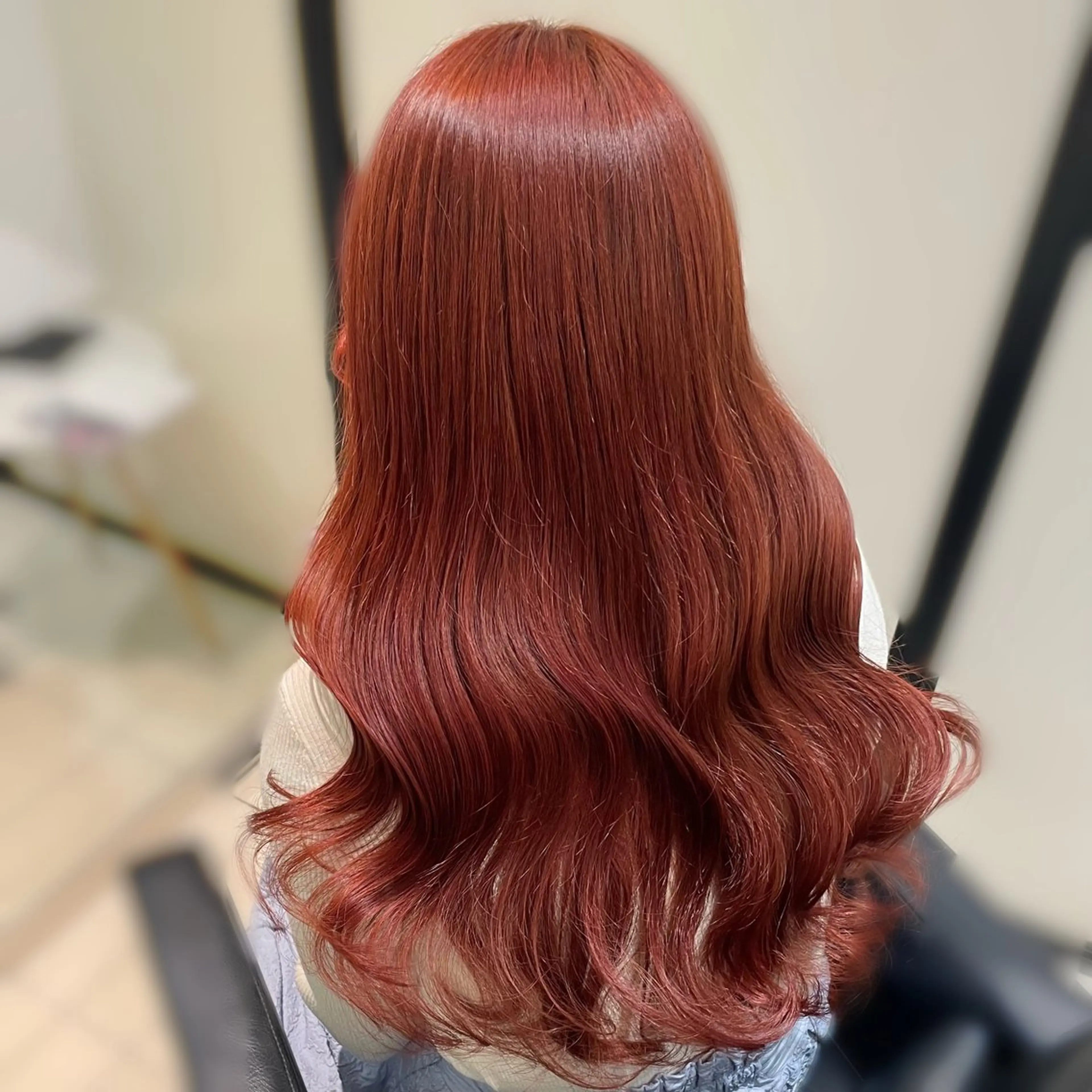 ロング カラー ブリーチ ブリーチなしカラー カット ヘアカラー トリートメント ブリーチなしカラー kana🐱のヘアスタイル