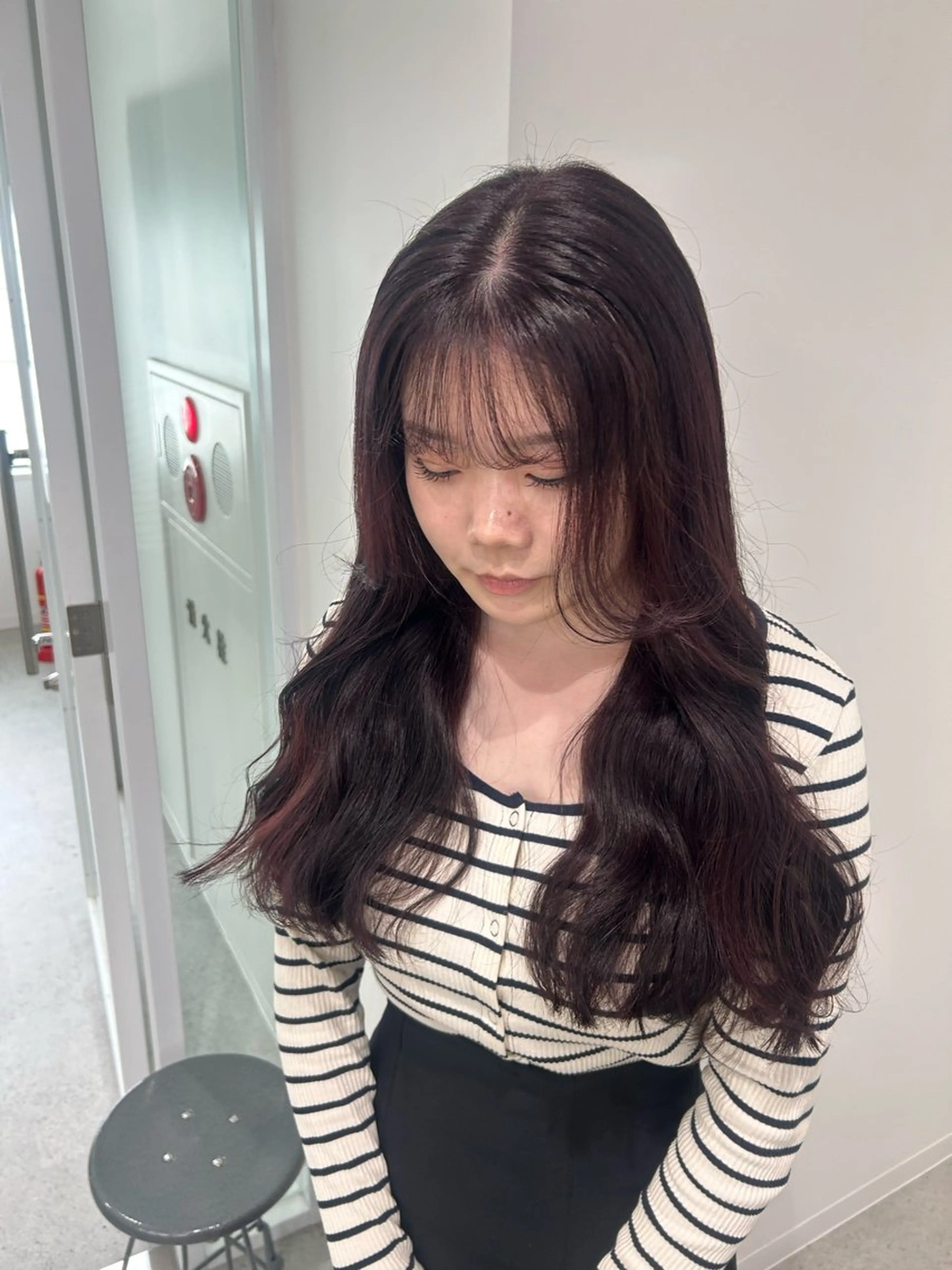 ロング カラー 愛結 暖色カラー🎀🩰のヘアスタイル