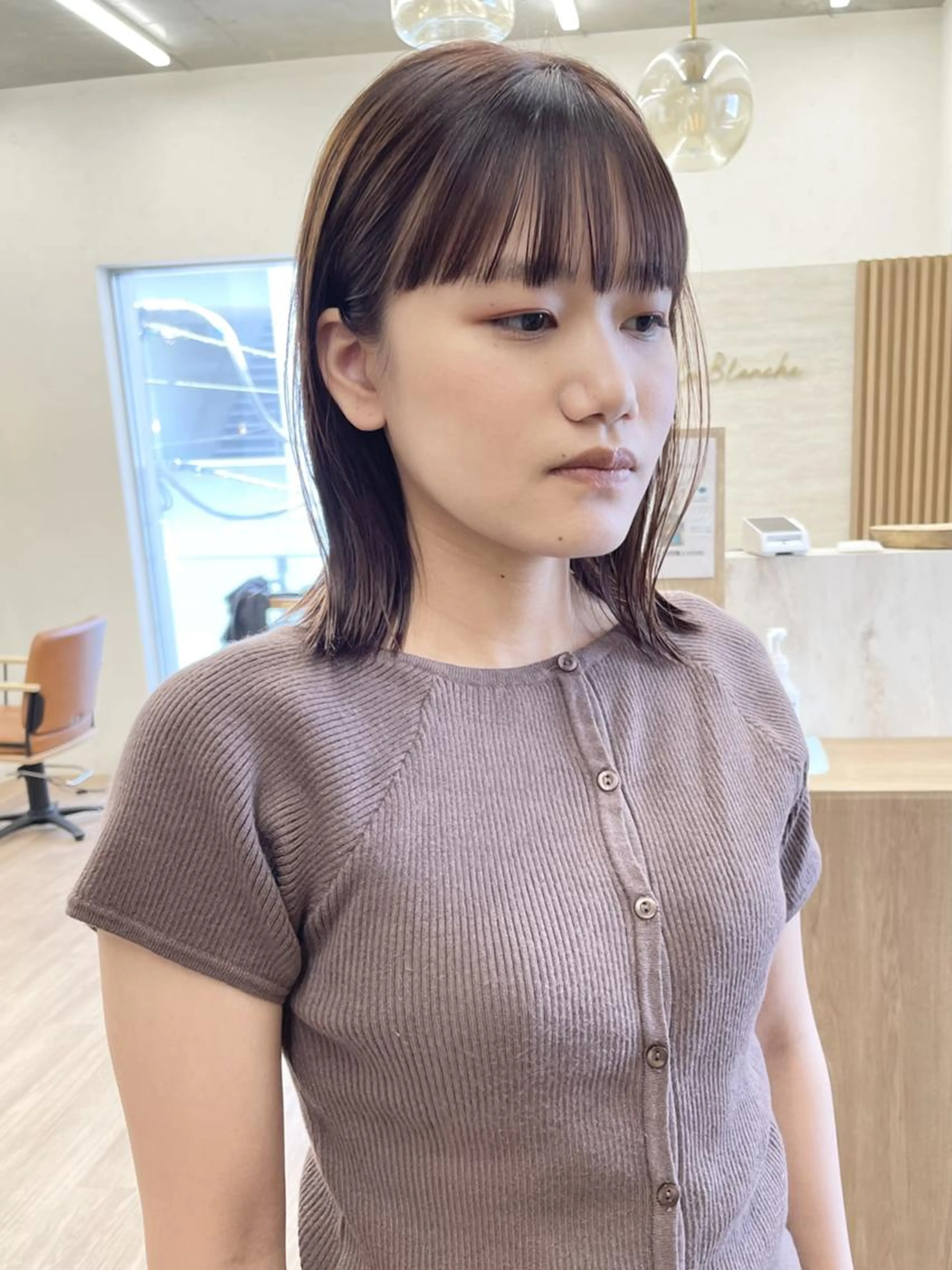 【縮毛卒業髪質改善】似合わせカット+透明感カラー+トリートメント/大宮の写真