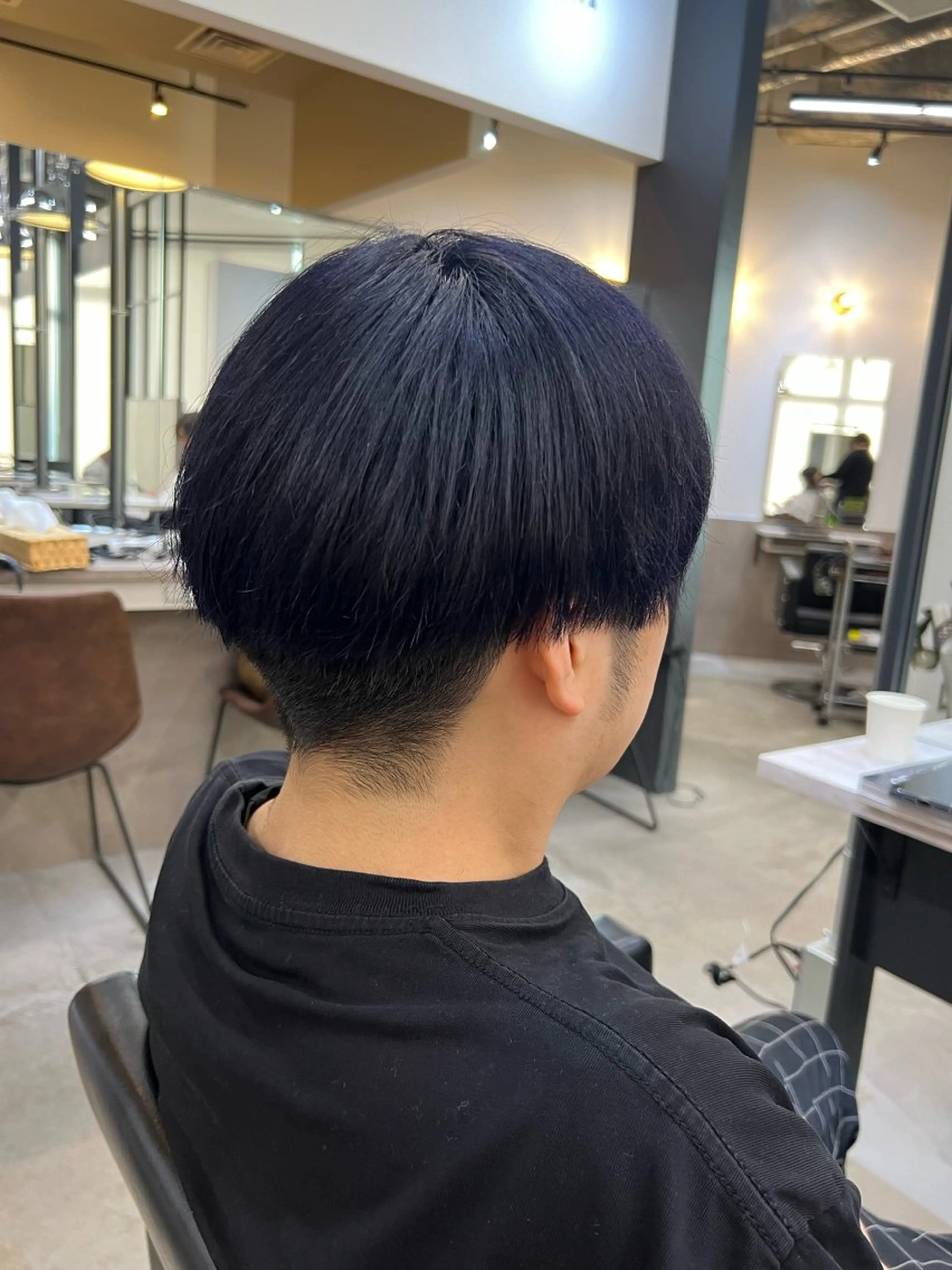 カラー メンズ 赤み消しカラー✳️ 井上明日翔💫のヘアスタイル