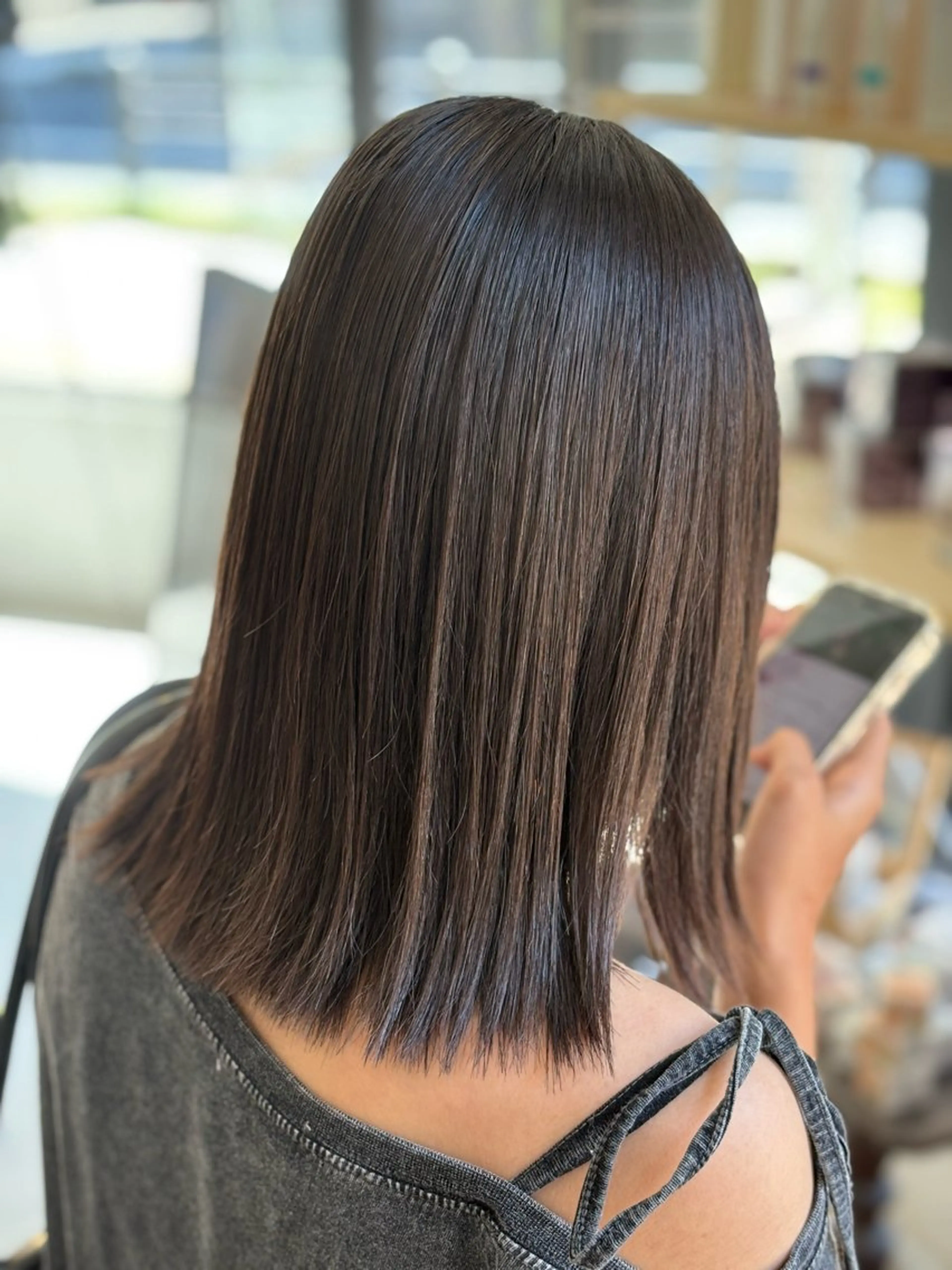 ミディアム 縮毛矯正 Rosso hair&spa 谷塚店所属・✨高梨 佑梧✨のヘアスタイル