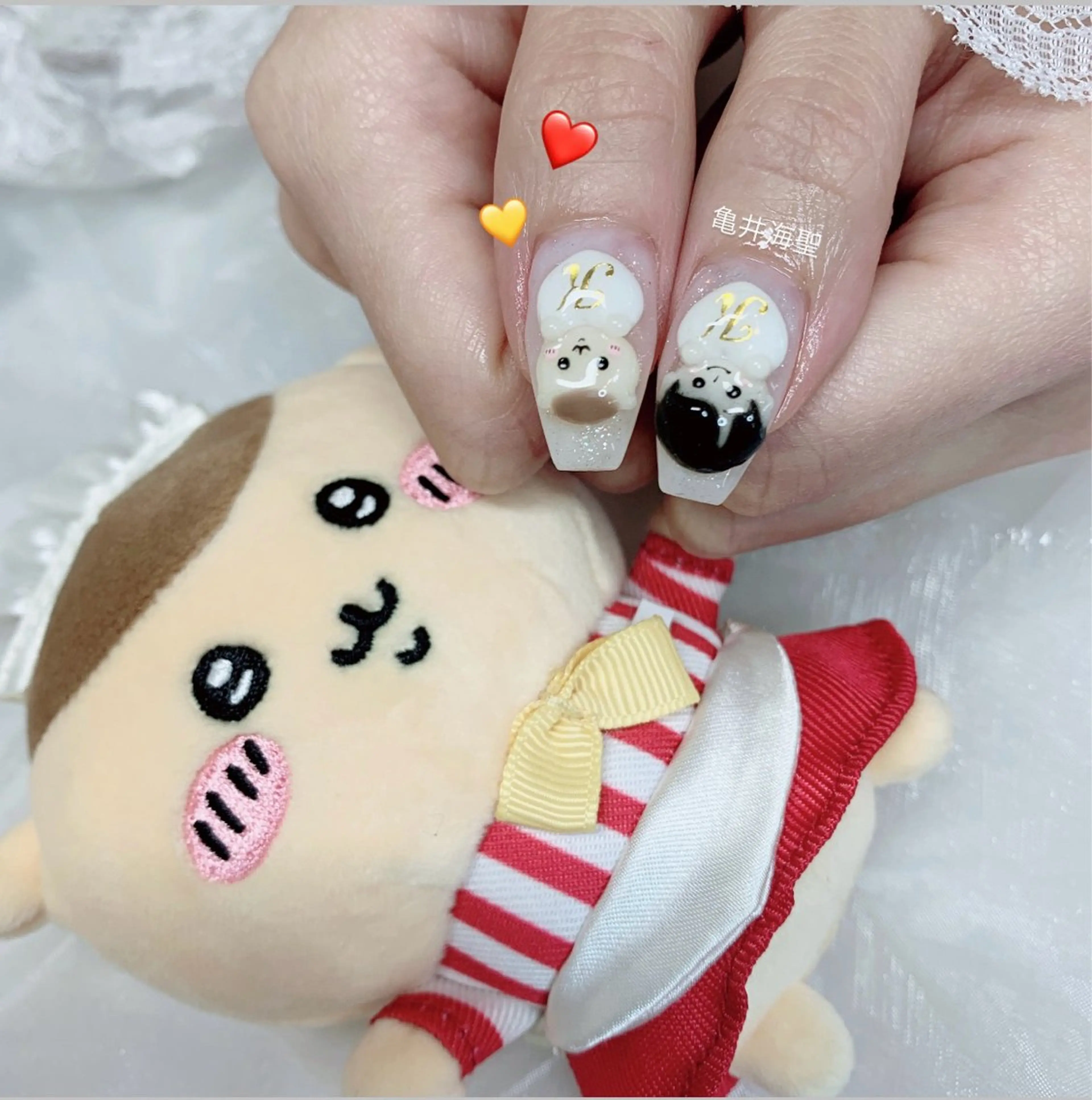 ネイル 持ち込み ハンドネイル La neige* yuki 🥯🍑のネイルデザイン