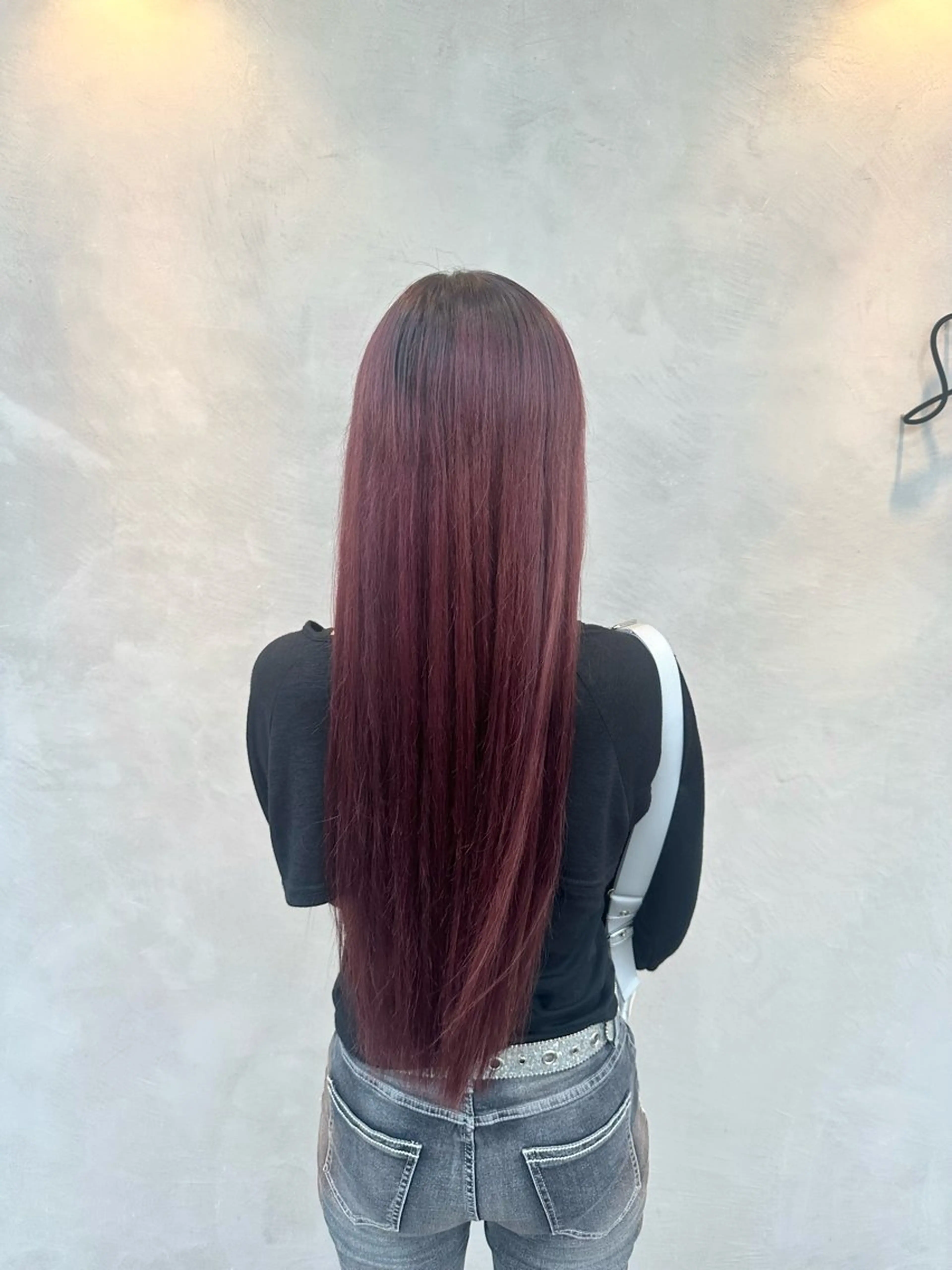 ロング ヘアカラー トリートメント Something RIHOのヘアスタイル