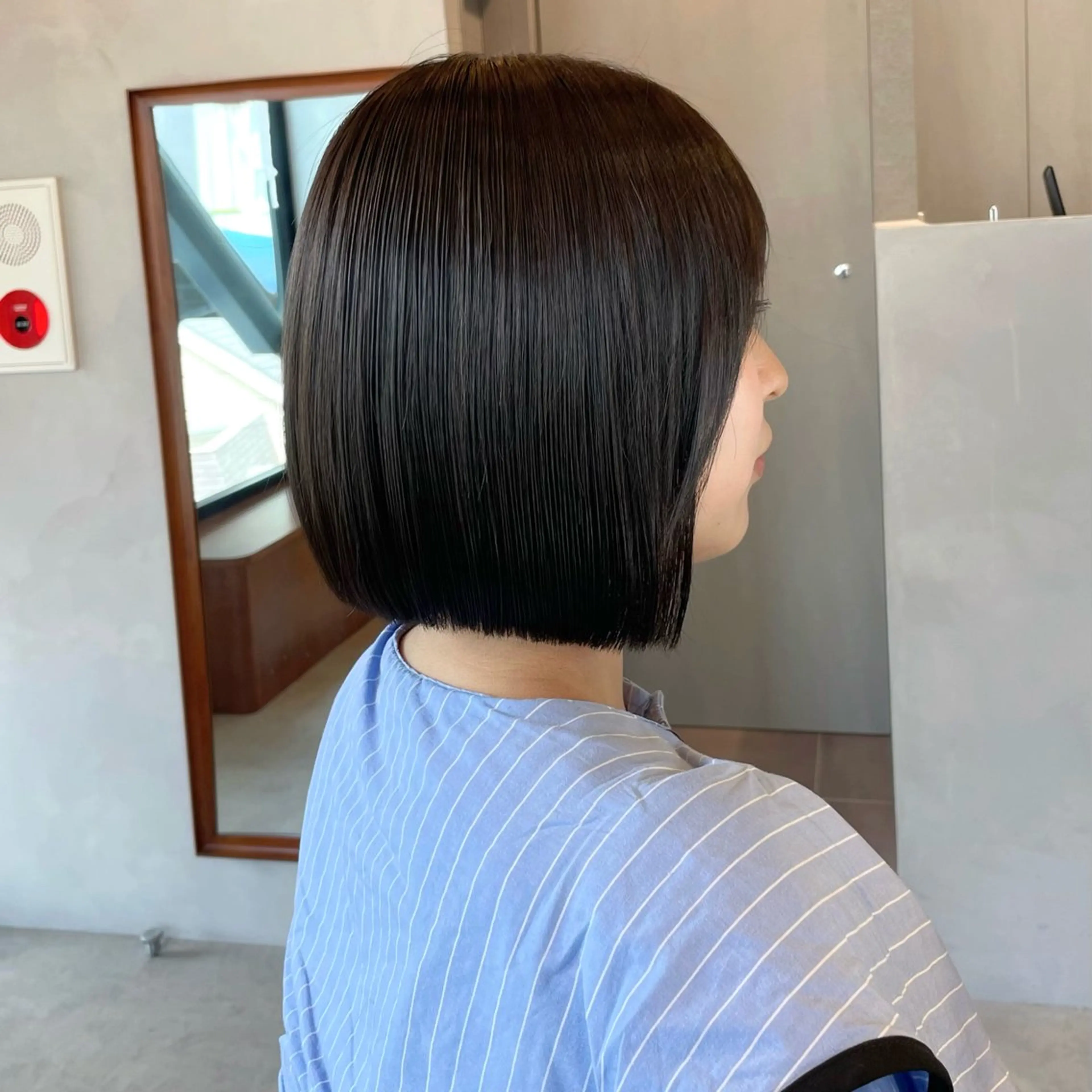 ショート ボブ 韓国風ヘア 縮毛矯正 トリートメント カット 縮毛矯正 トリートメント ボブ/縮毛矯正/レイ ヤー♡Natsukiのヘアスタイル