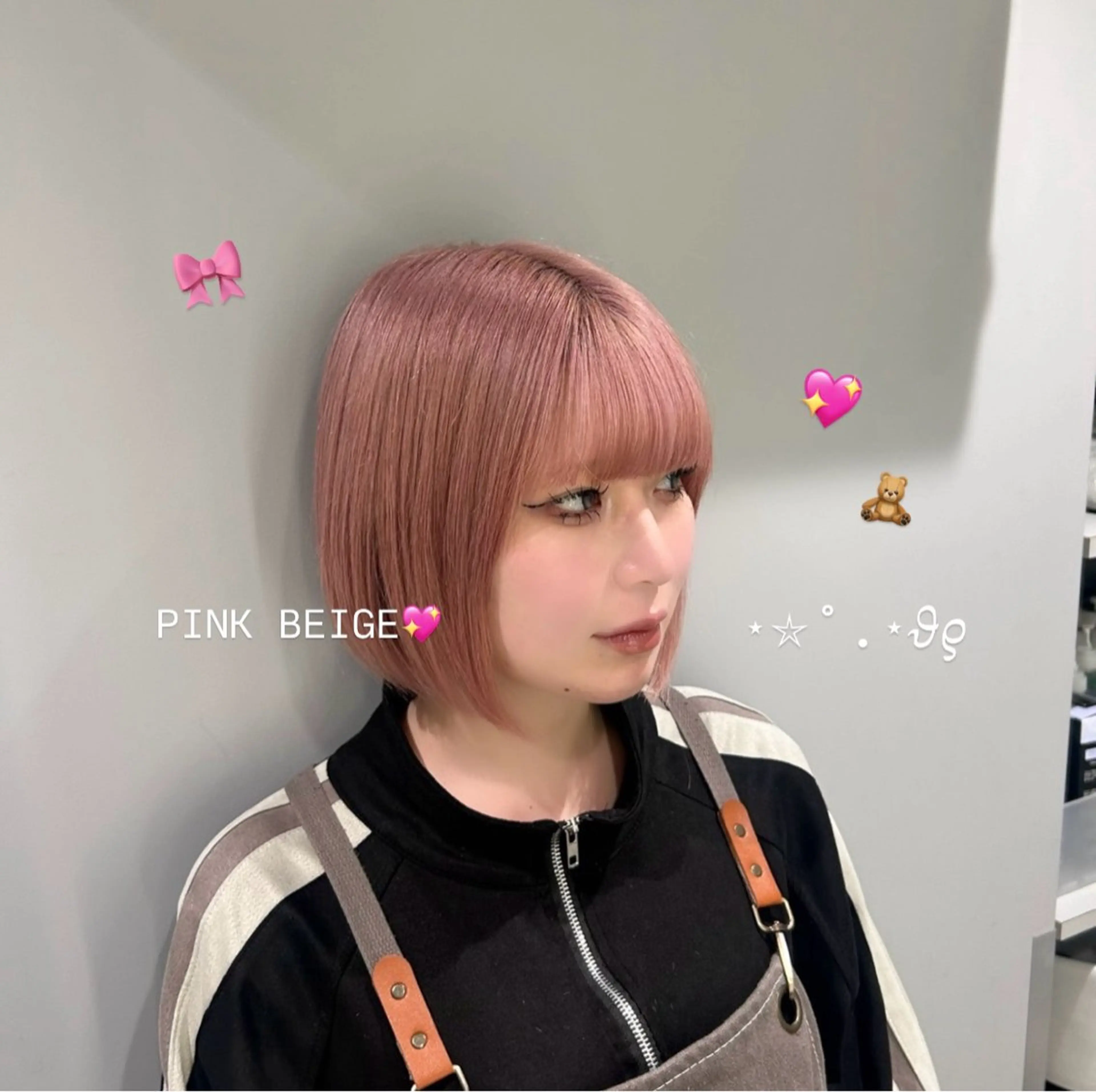 ✨🎀リタッチブリーチオンカラー+超音波トリートメント🎀✨の写真