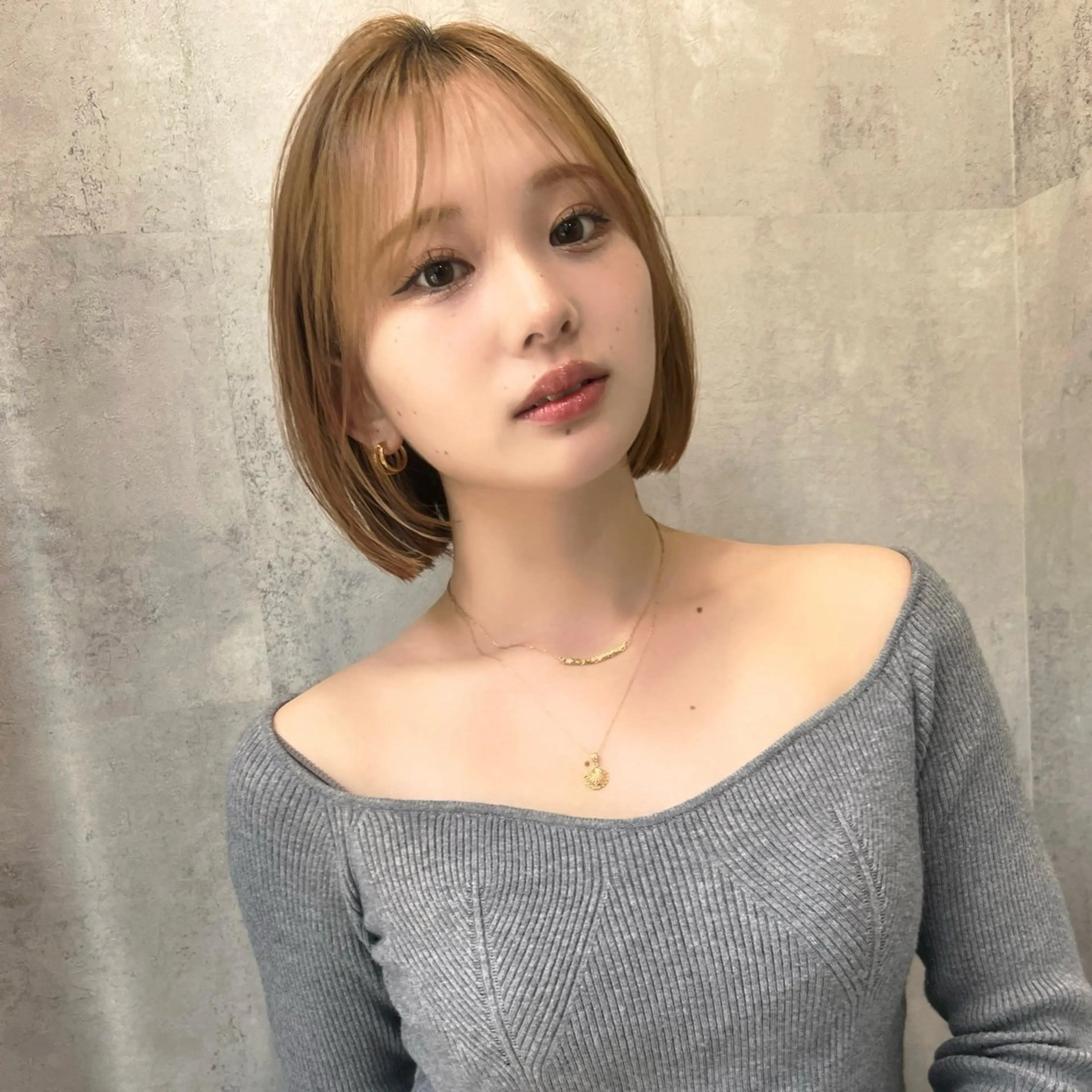 ミディアム カット ヘアカラー トリートメント LAVEL 代表 住吉　創のヘアスタイル