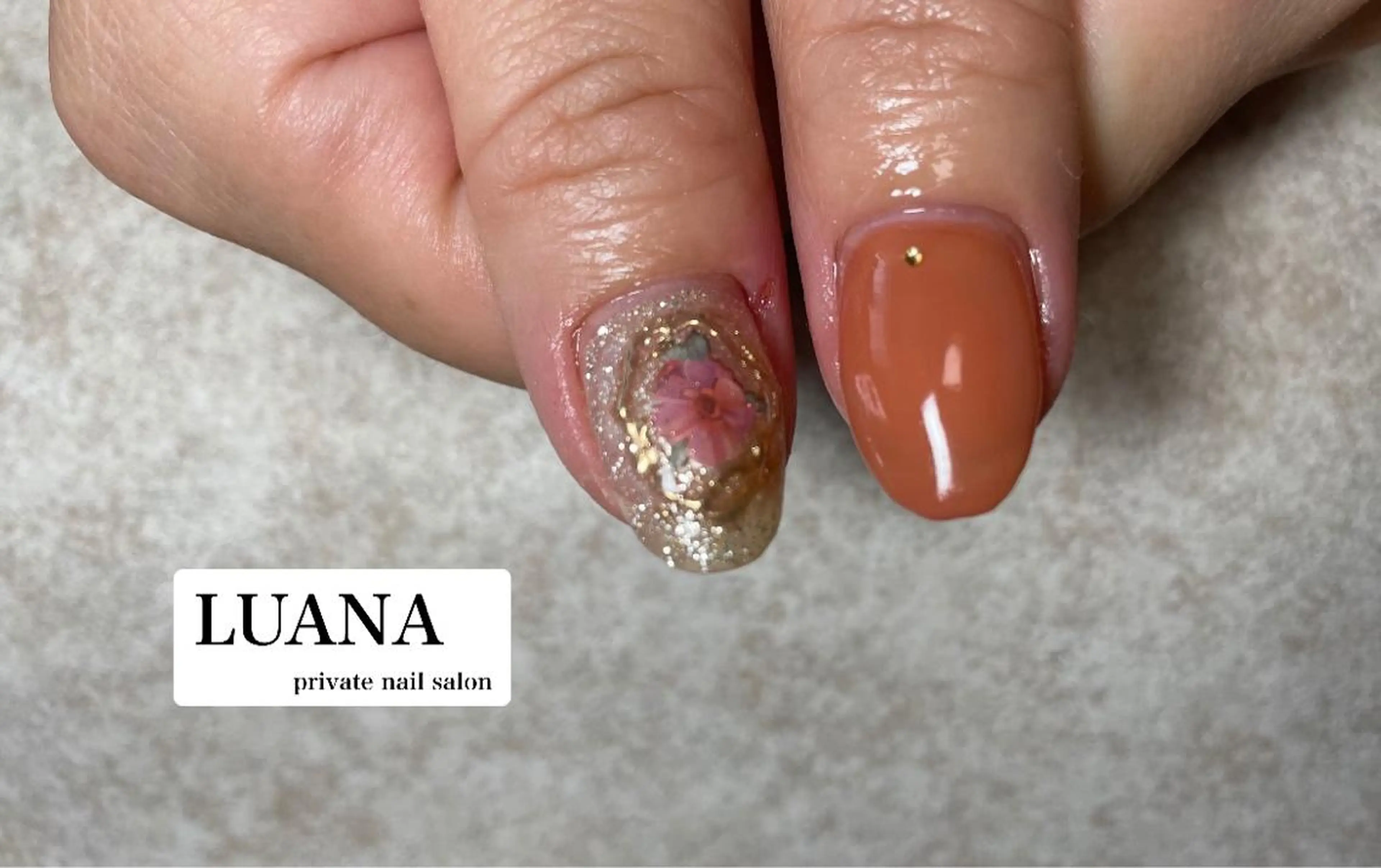 ネイル フラワーネイル フレンチネイル マットネイル ミラーネイル ニュアンスネイル ルアナ プライベートサロンのネイルデザイン