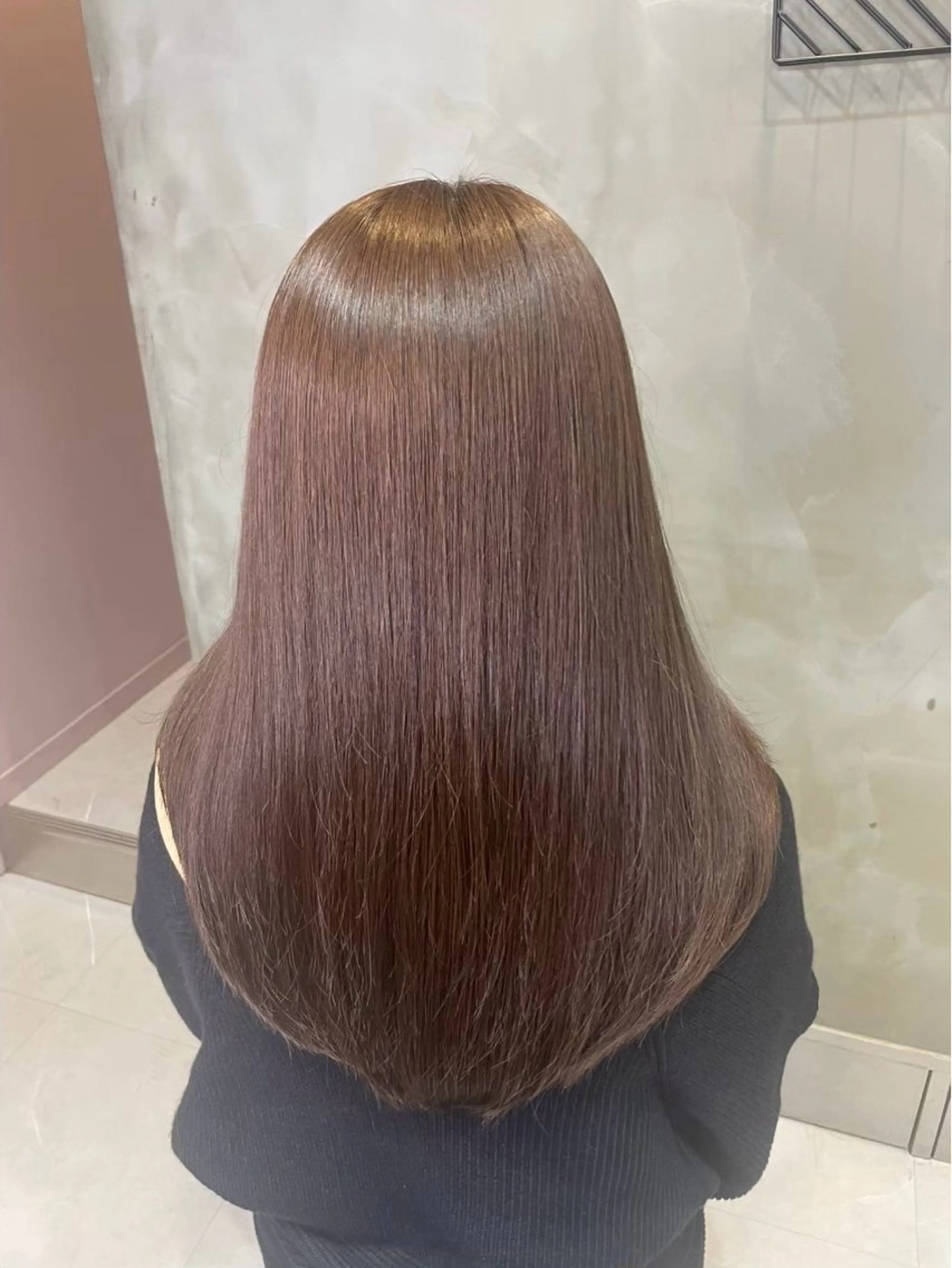 ロング 縮毛矯正 トリートメント 💎曲がる縮毛矯正 💎透明感カラー/のヘアスタイル