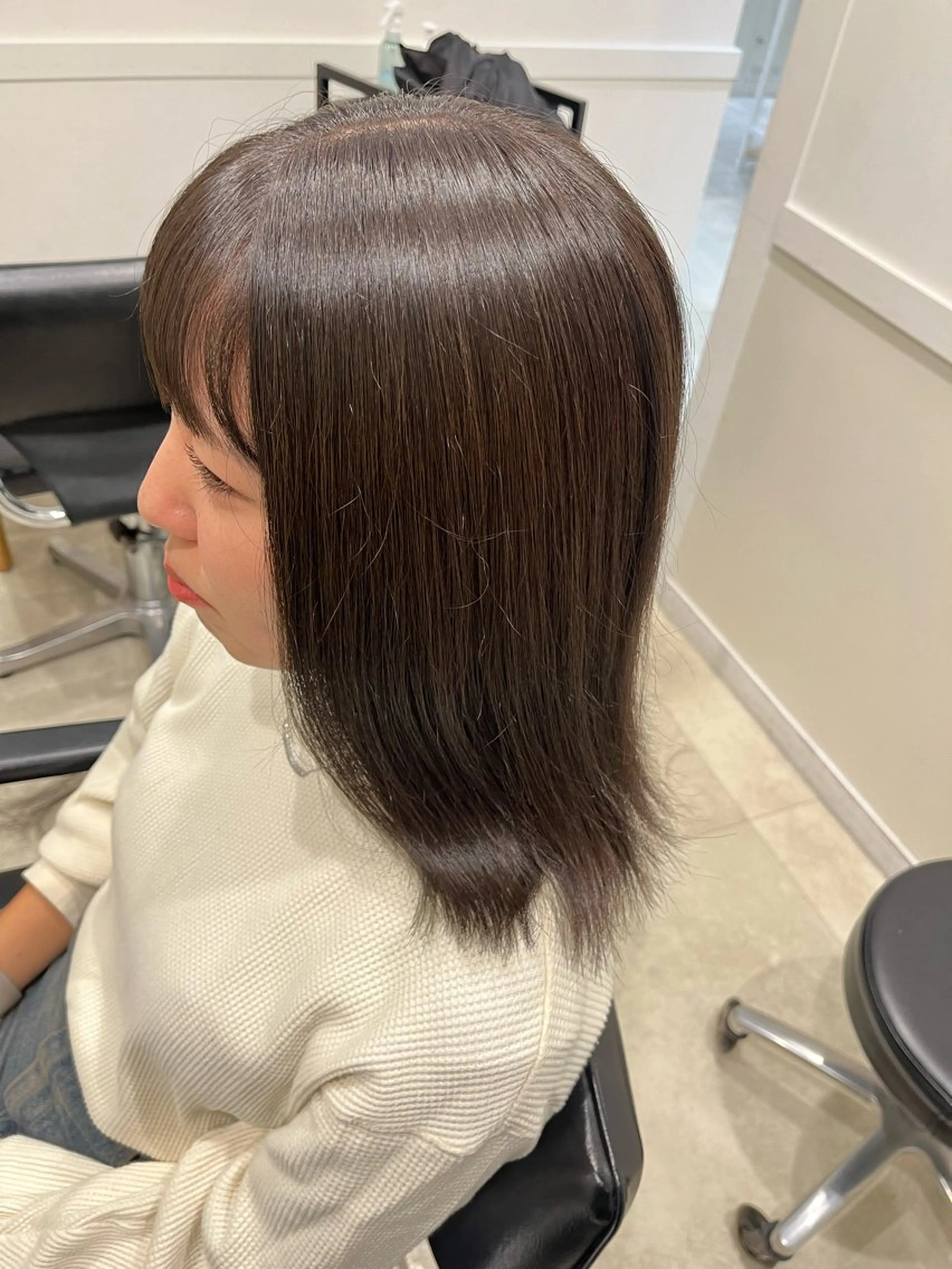 ミディアム カラー ヘアカラー トリートメント Go   Today シェアサロン　横浜店所属・【ただの天才 🎨】のヘアスタイル