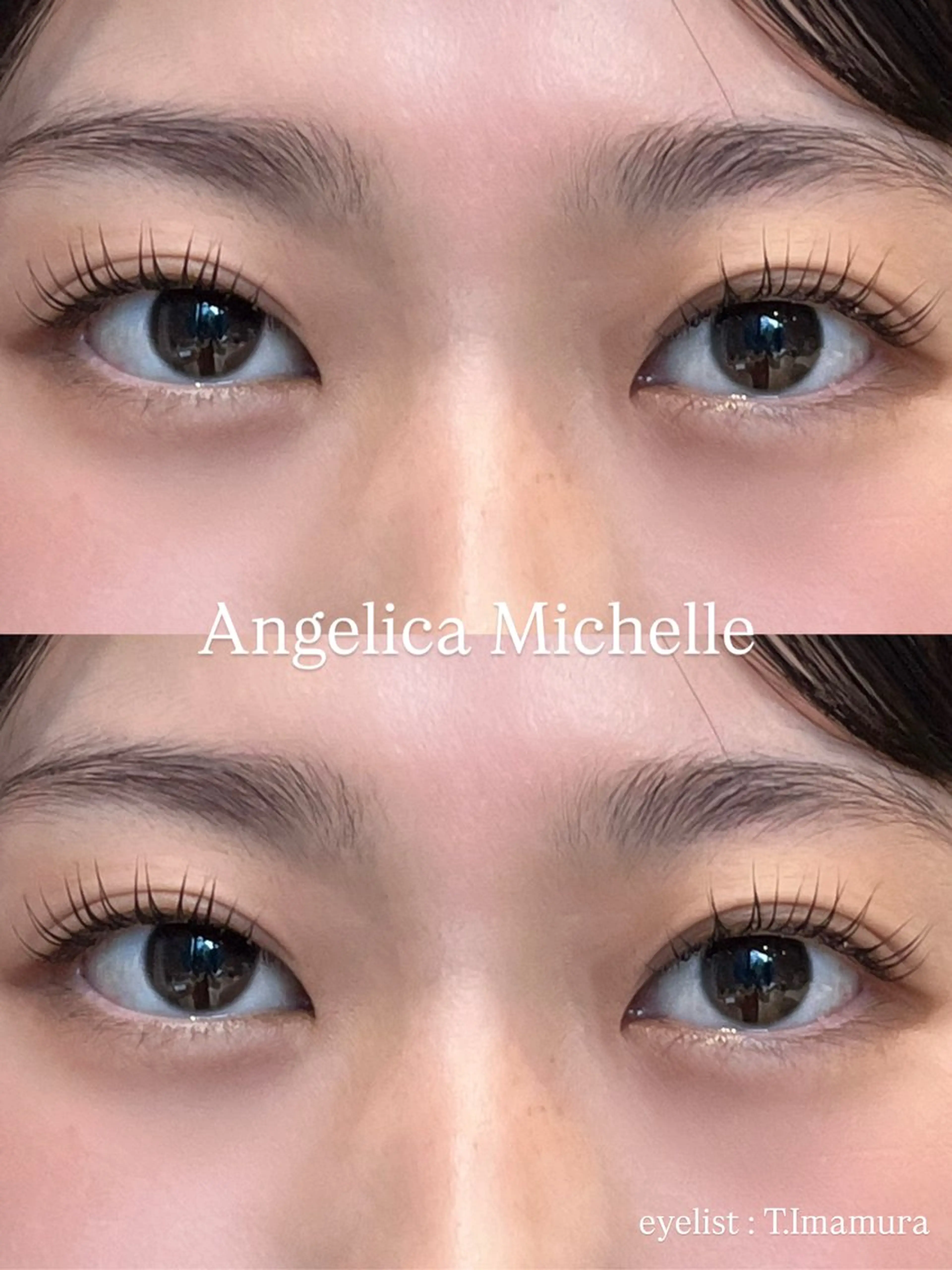 マツエク・マツパ パリジェンヌラッシュリフト Angelica Michelle福岡天神店所属・T. Imamura🐰のマツエク・マツパデザイン