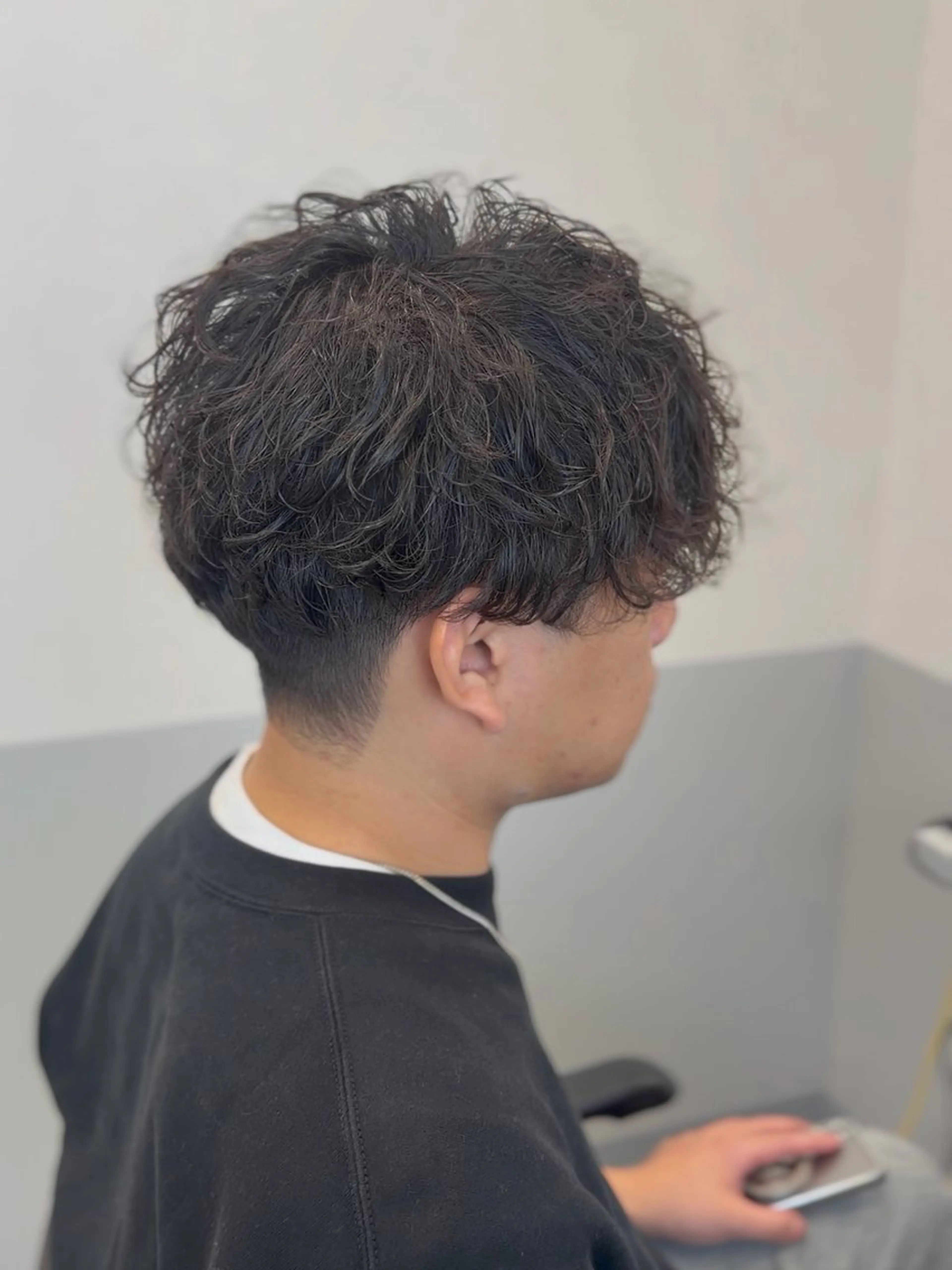 ショート パーマ メンズ カット パーマ トリートメント ヘッドスパ 【tocca茨木】 MOMOKAのヘアスタイル