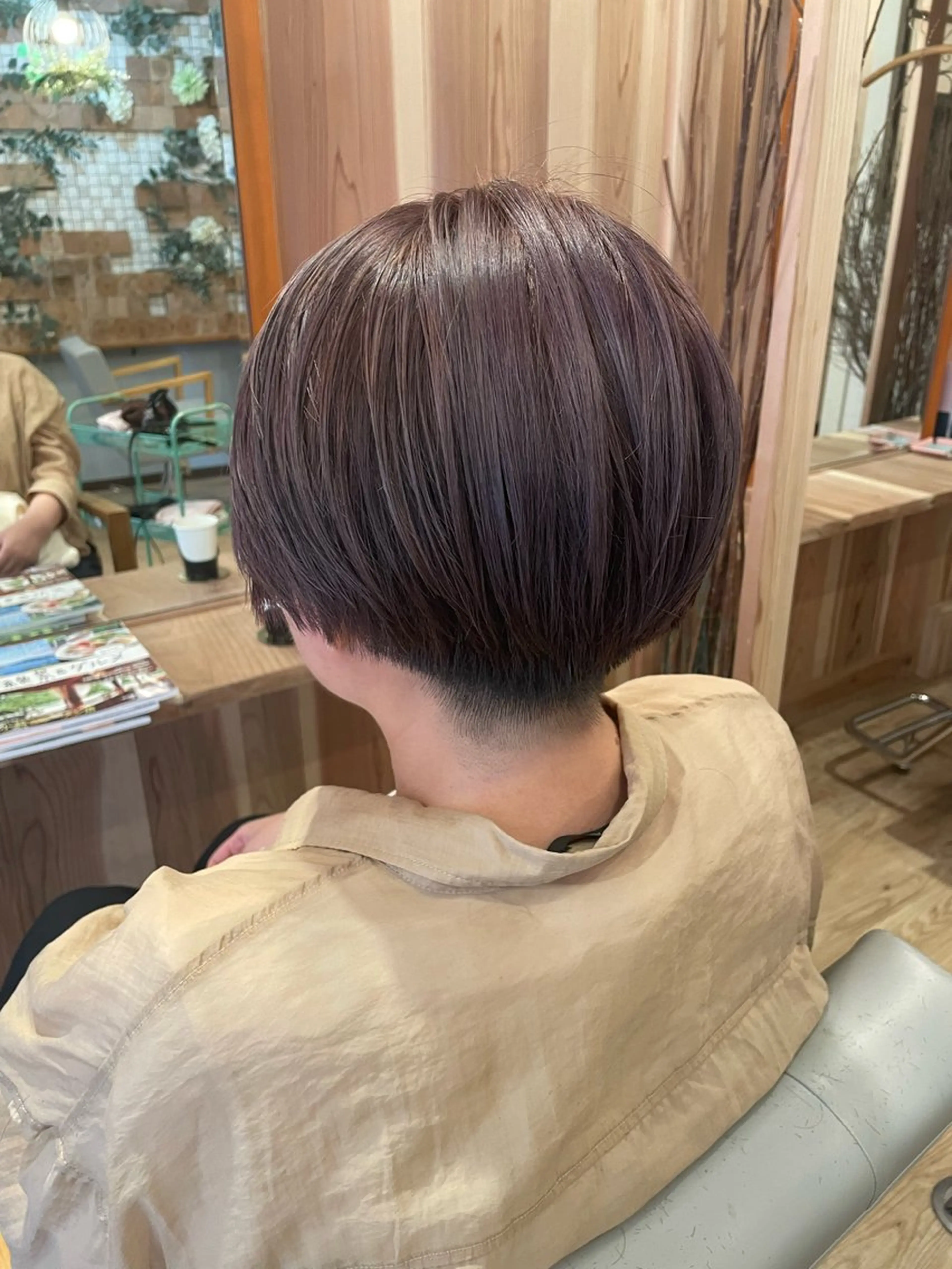 ショート アッシュ 大嶋 宏隆のヘアスタイル