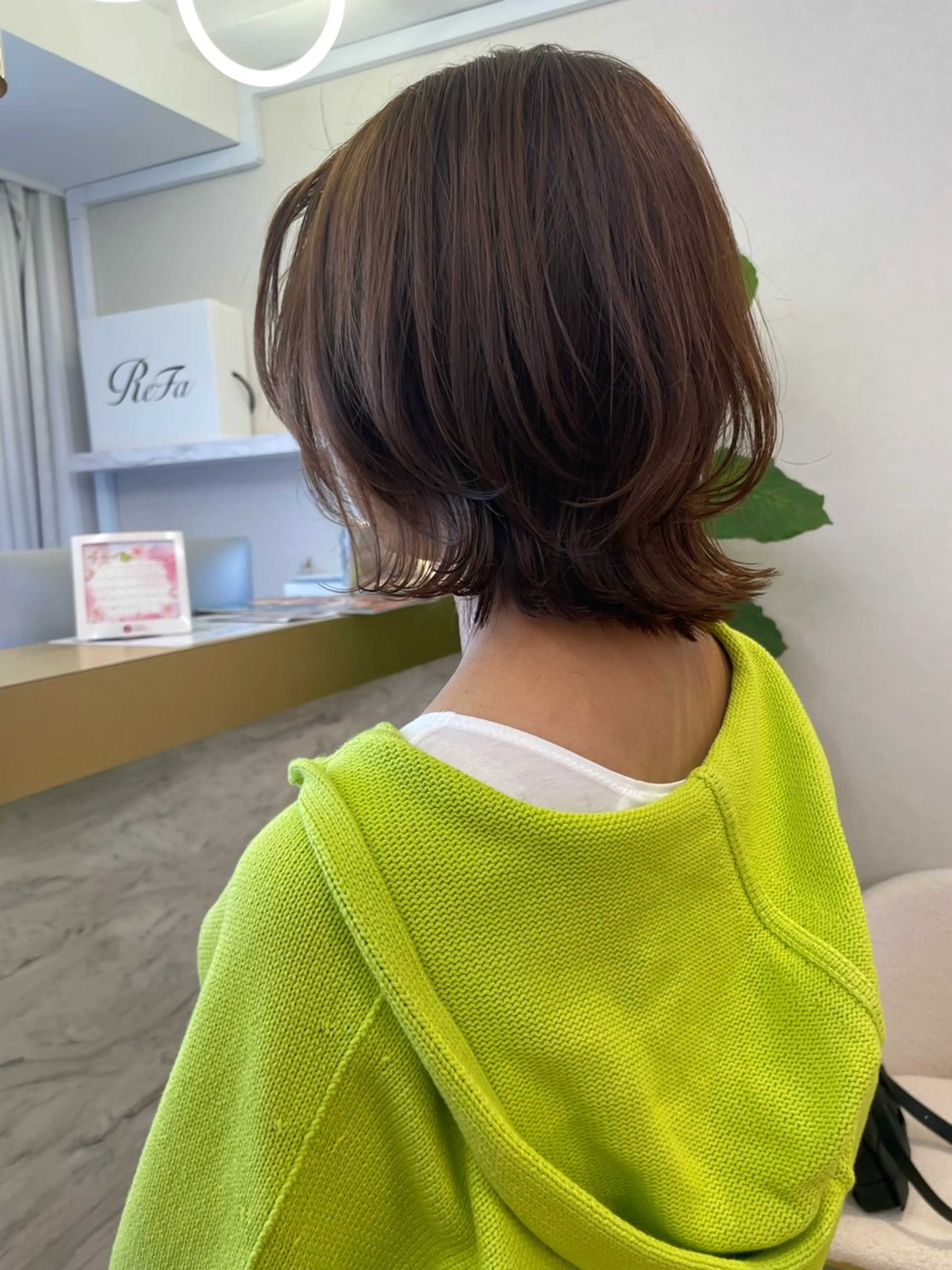 ミディアム ショート・ボブ 中村俊哉のヘアスタイル