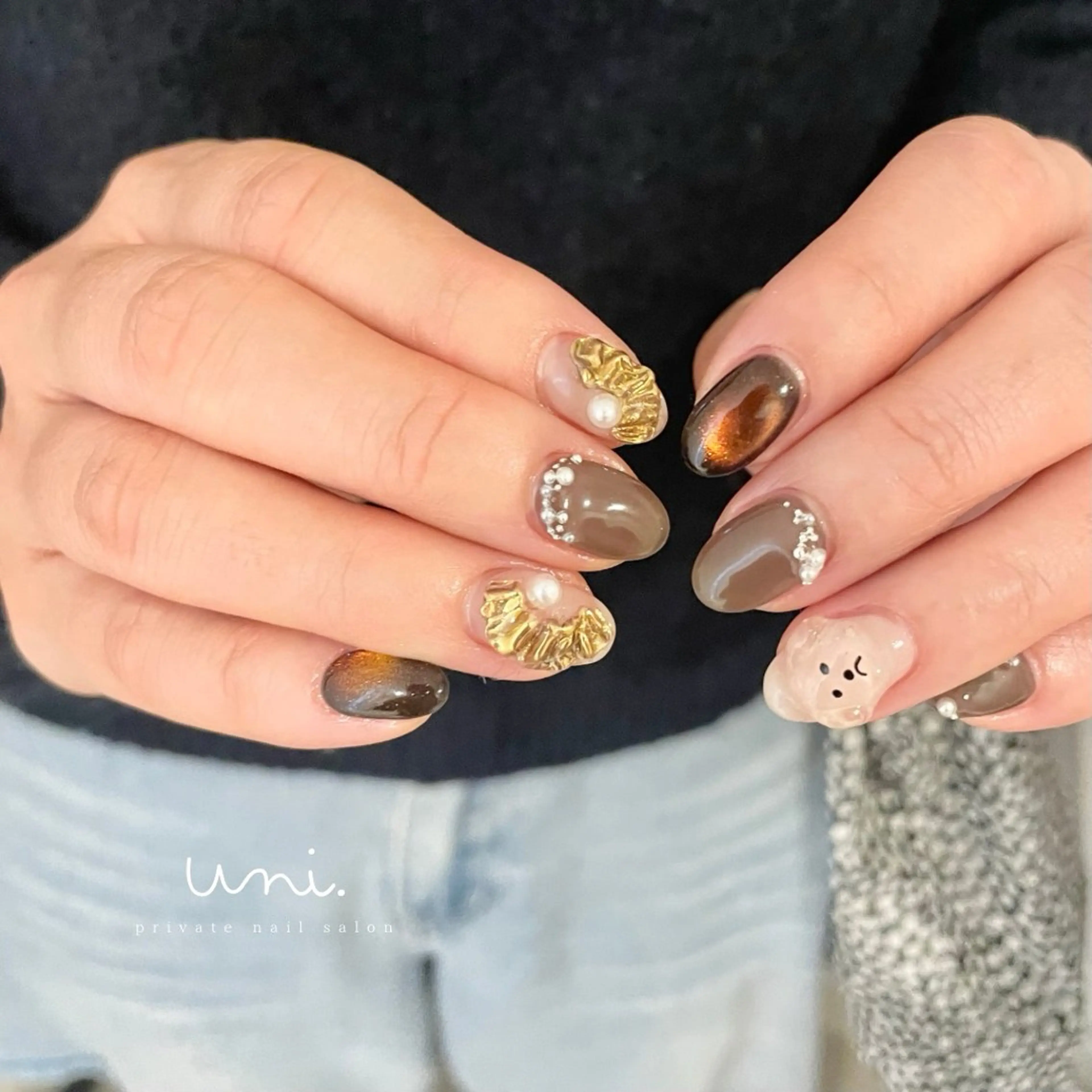 ネイル ハンドネイル フットネイル private nail salon Uni.【ユニ】所属・Uni. 【ユニ】のネイルデザイン