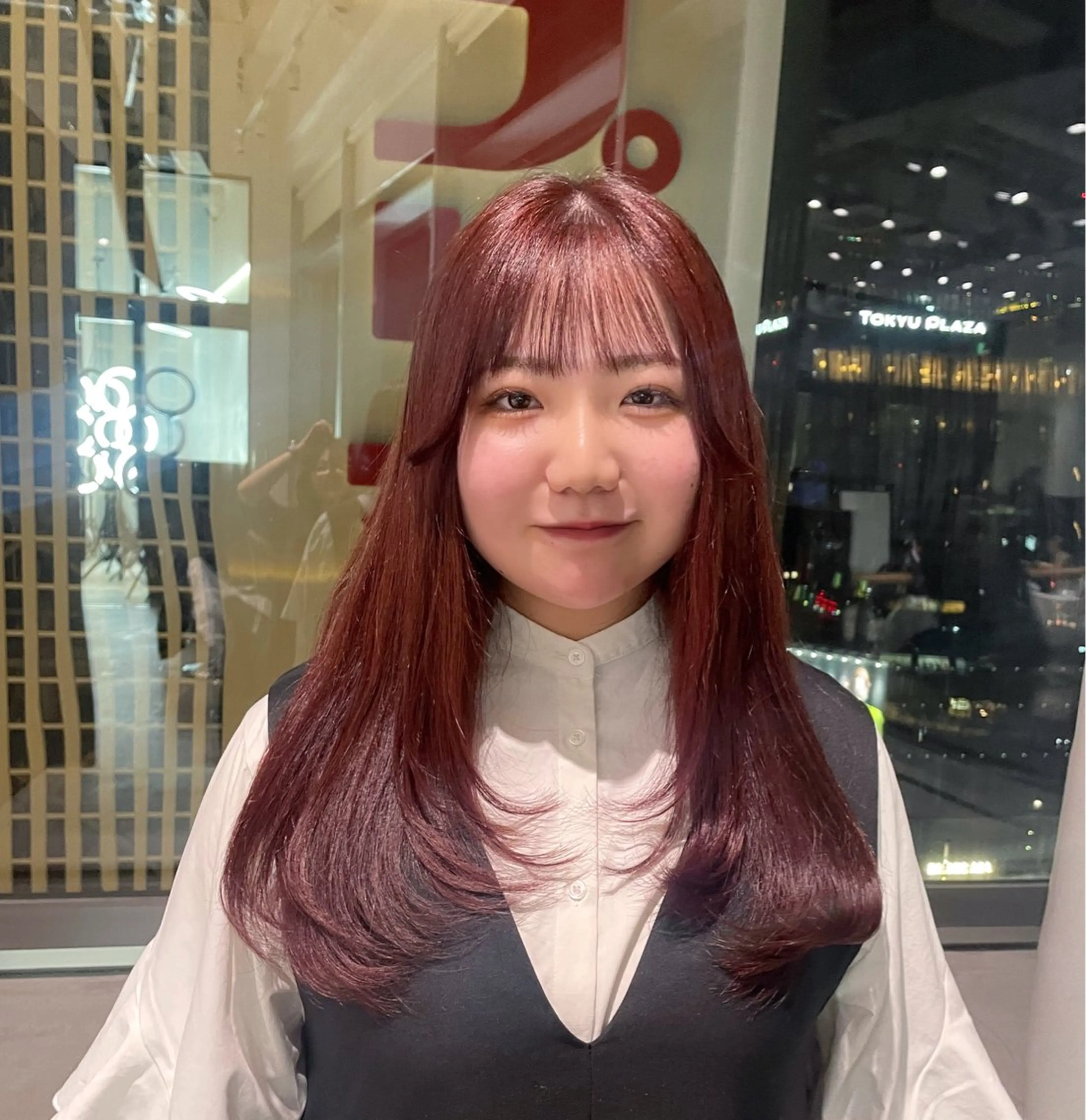 ロング カラー ALBUM銀座‪‪ RURUKA‪‪❤︎のヘアスタイル