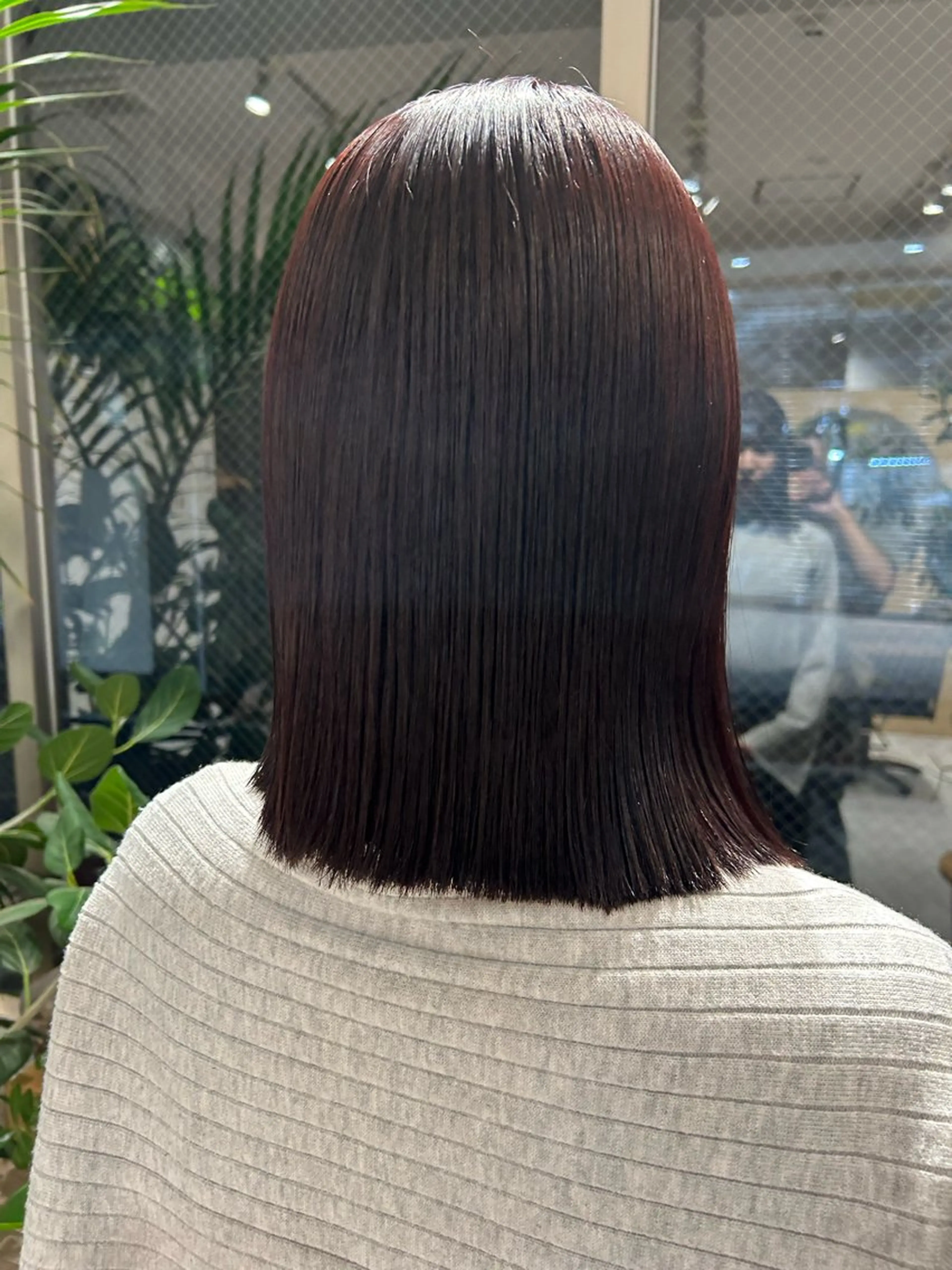 ミディアム カラー カット ヘアカラー トリートメント 🦖ミニボブ/ボブ /MOEKA🦕のヘアスタイル