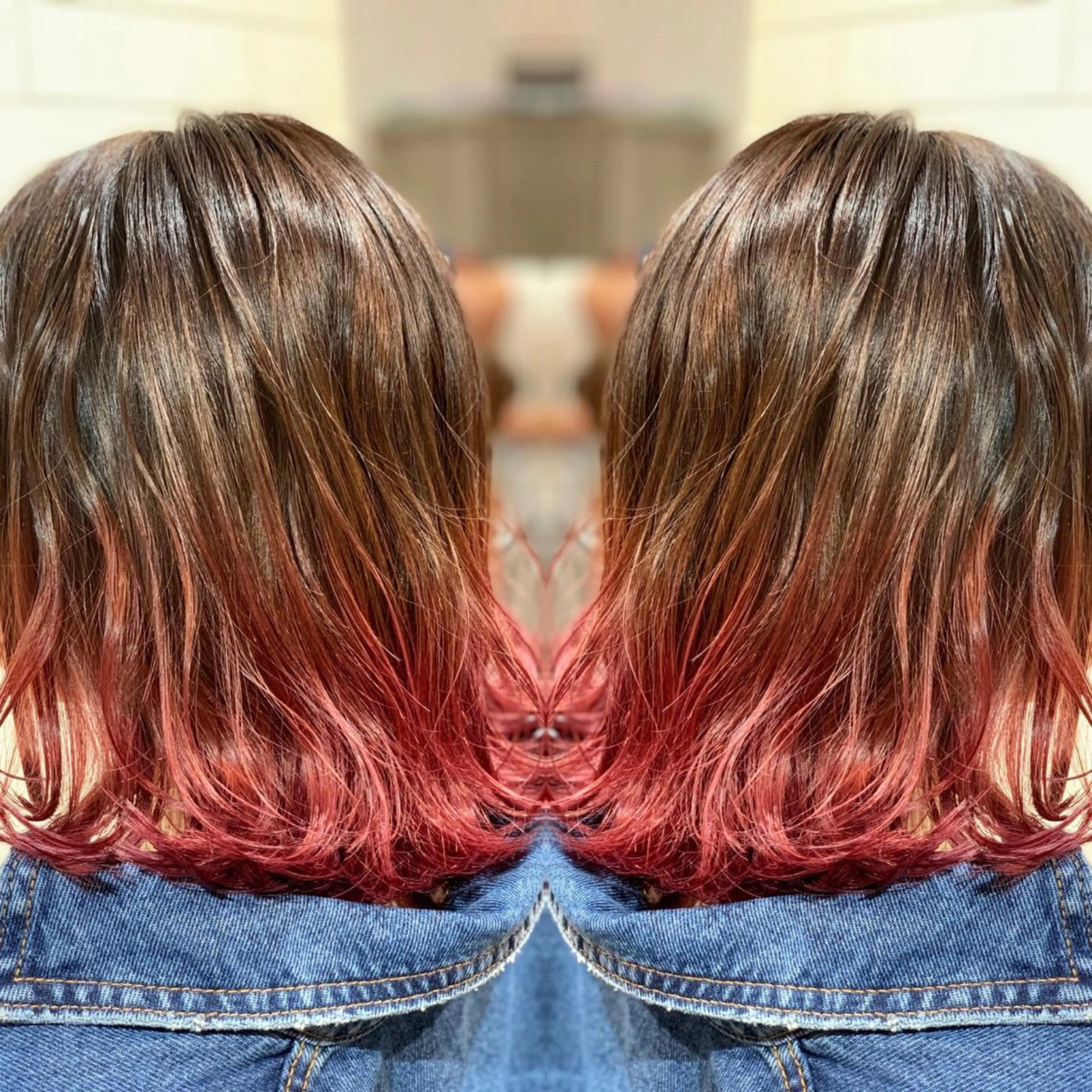 ショート カラー ヘアアレンジ 髪質改善×ハイトーン 中田啄也のヘアスタイル