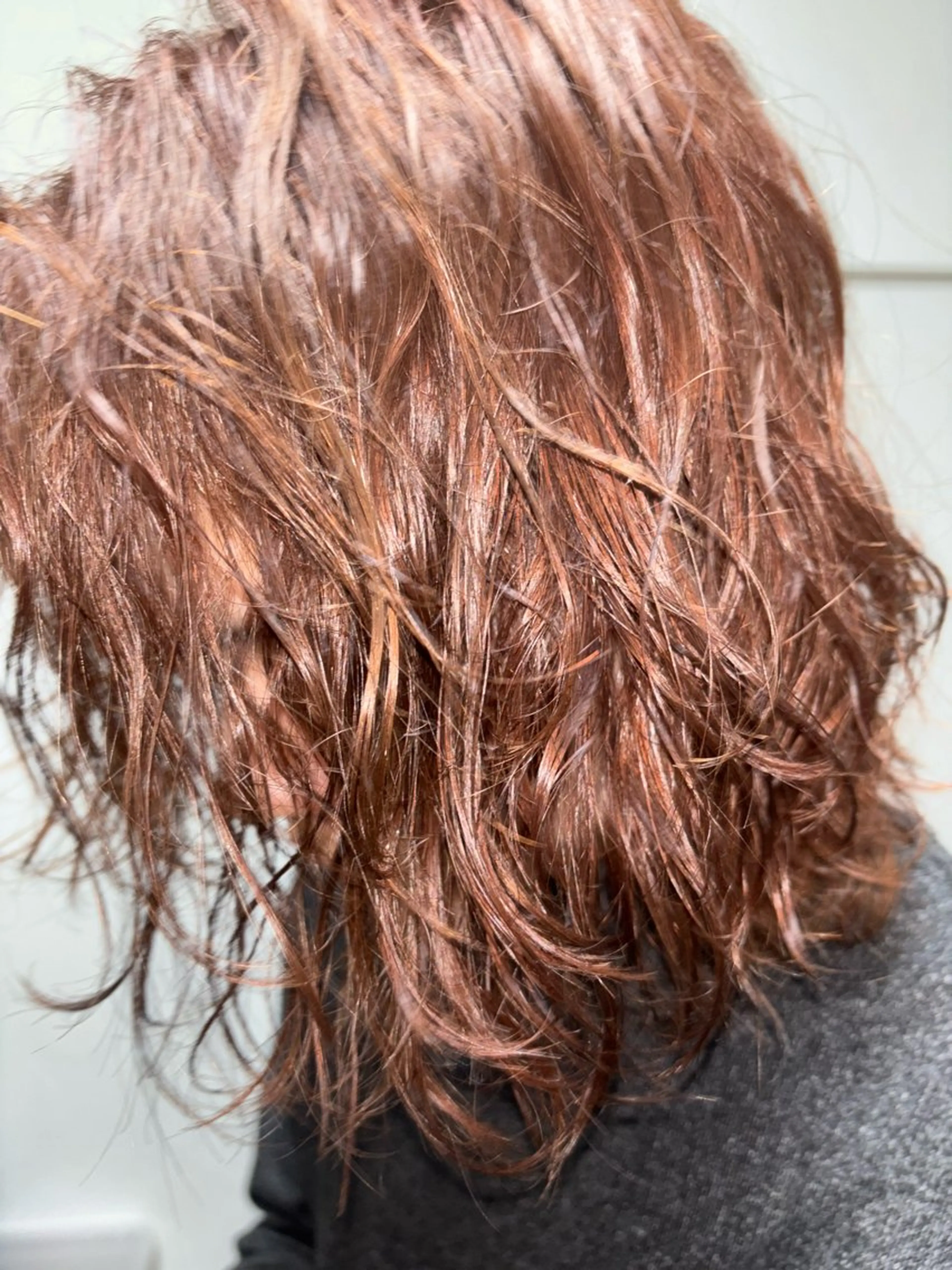 ミディアム カラー パーマ ヘアカラー SHO 👻原宿 /艶カラーのヘアスタイル