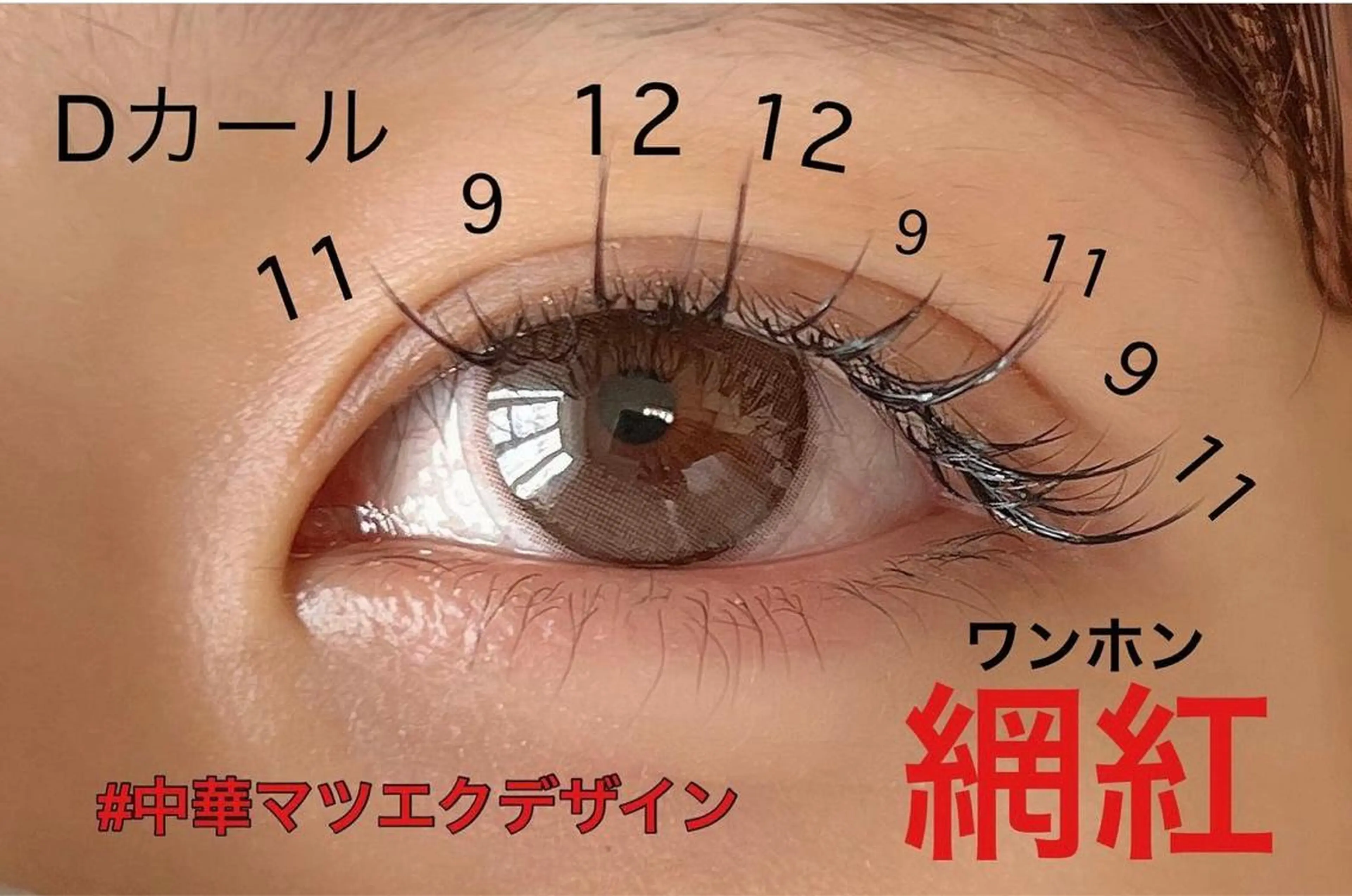 マツエク・マツパ ワンホンマツエク 望月 菜奈のマツエク・マツパデザイン