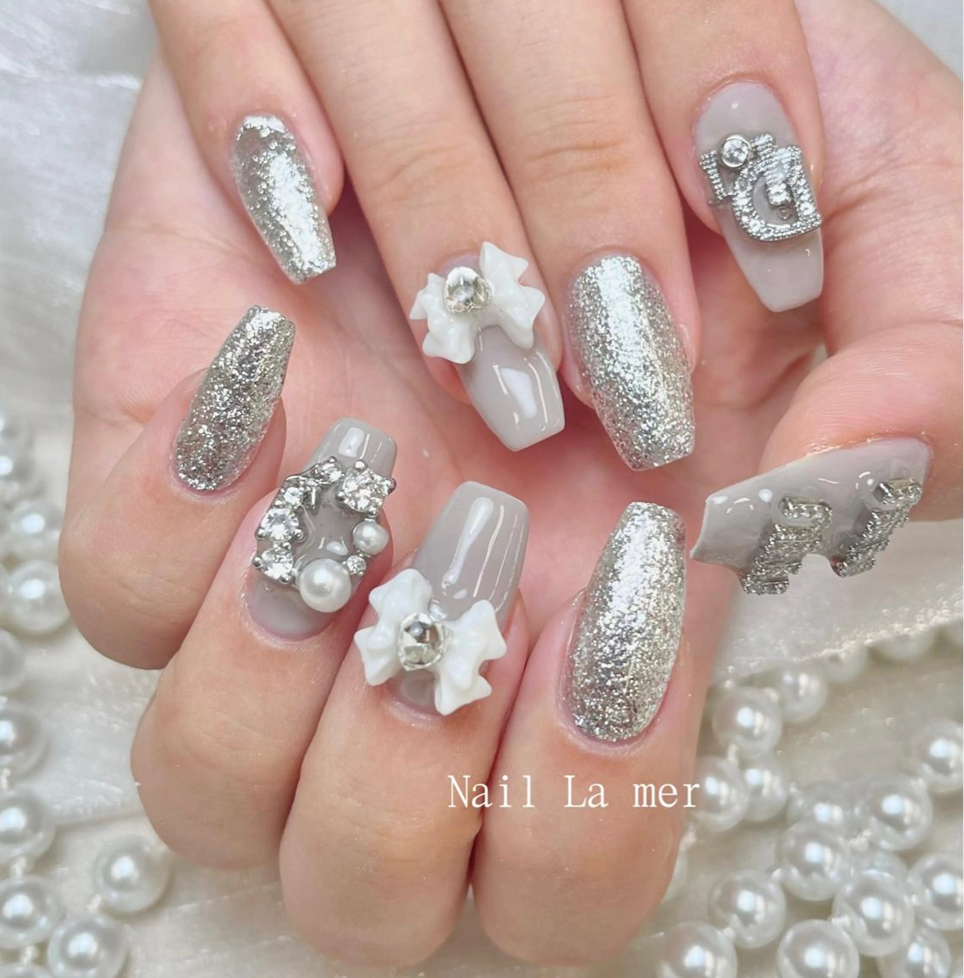 ネイル ワンカラーネイル スカルプネイル La Merのネイルデザイン