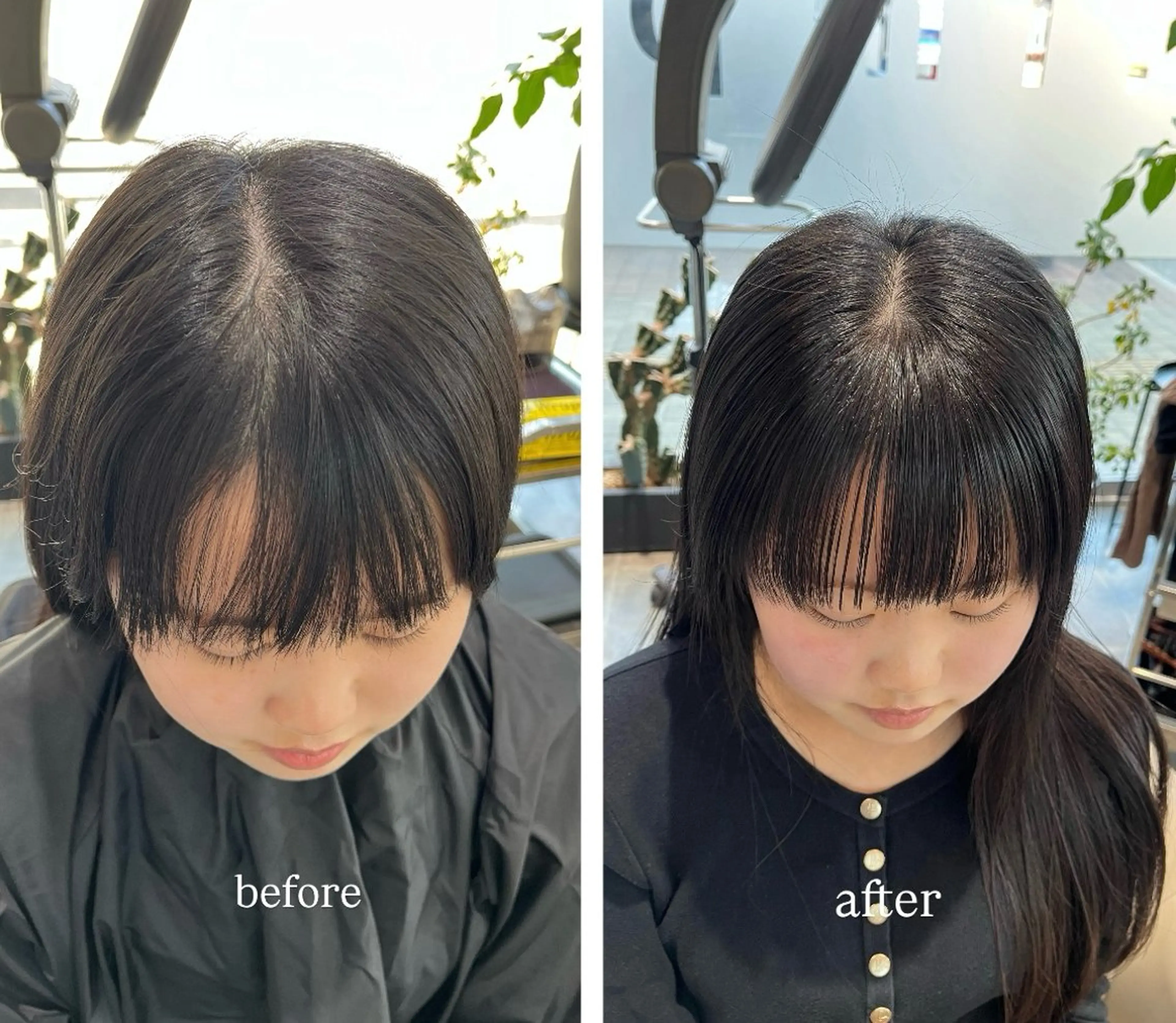 パーマ 酸性ストレート ストレートパーマ 縮毛矯正 Glimpseあやね 🎀大濠のヘアスタイル