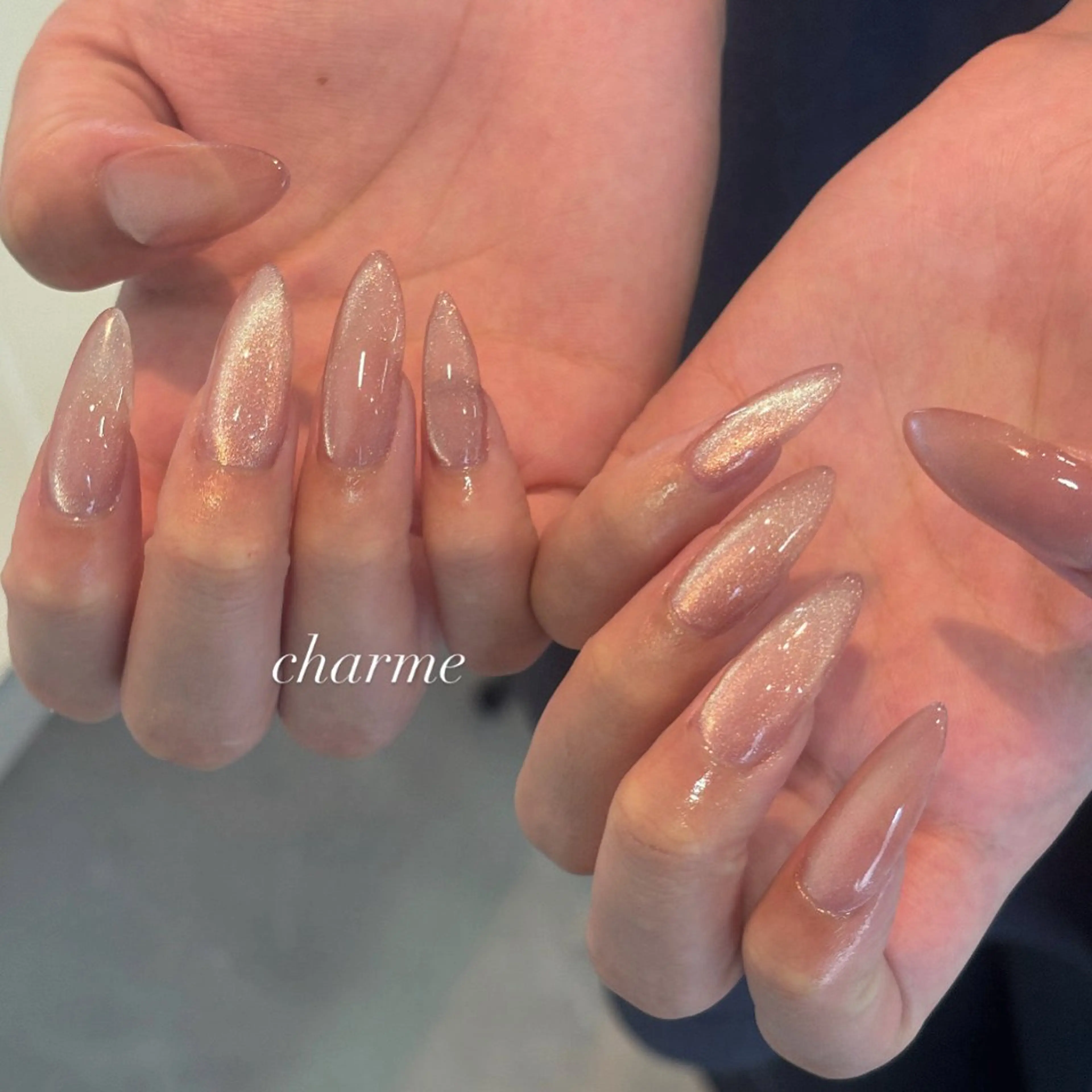ネイル マグネットネイル ハンドネイル charme nailのネイルデザイン