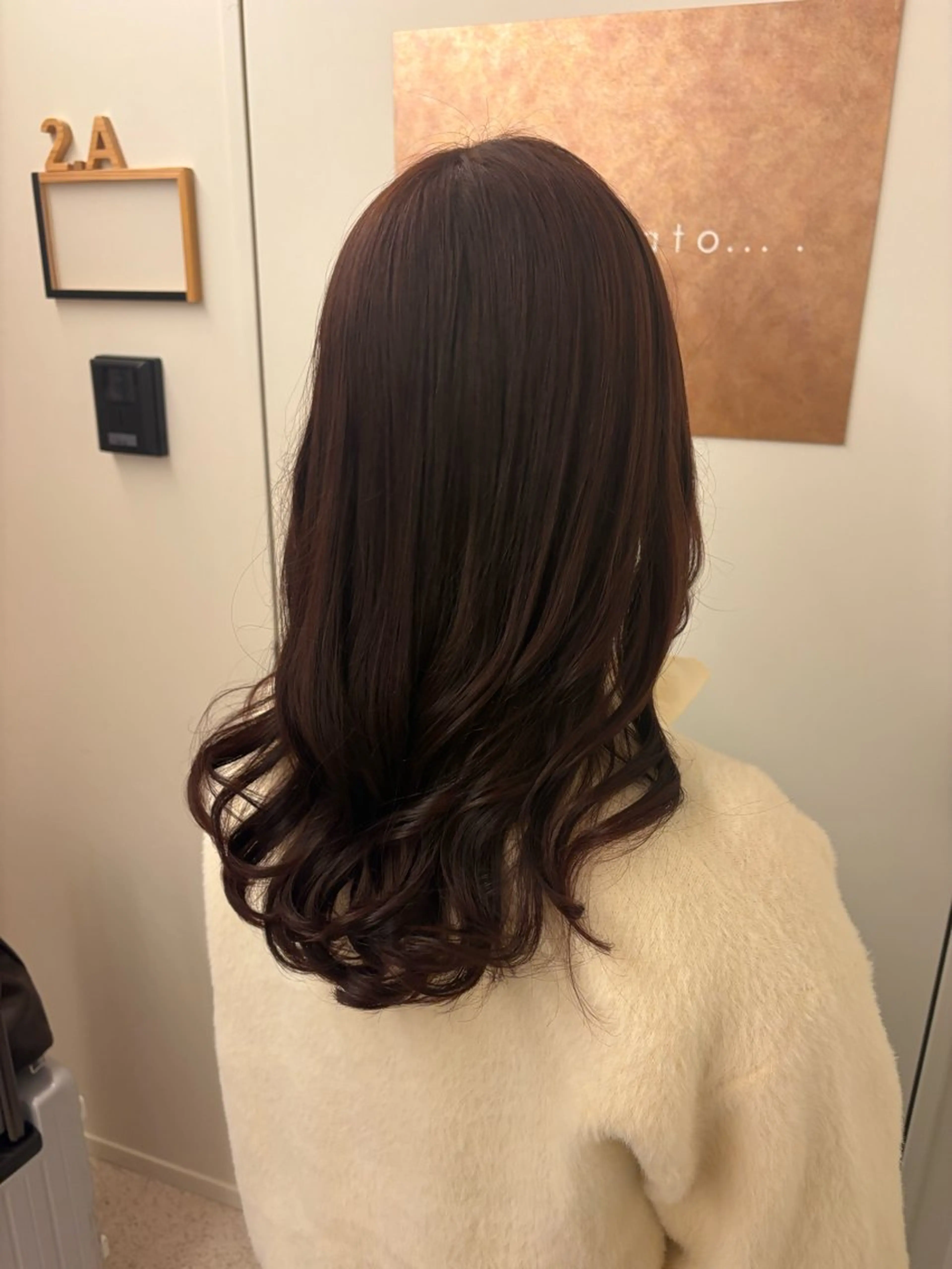 ロング カラー ピンクカラー ヘアカラー トリートメント . ...ashiato... .名古屋/名駅店所属・椙山 沙南子のヘアスタイル