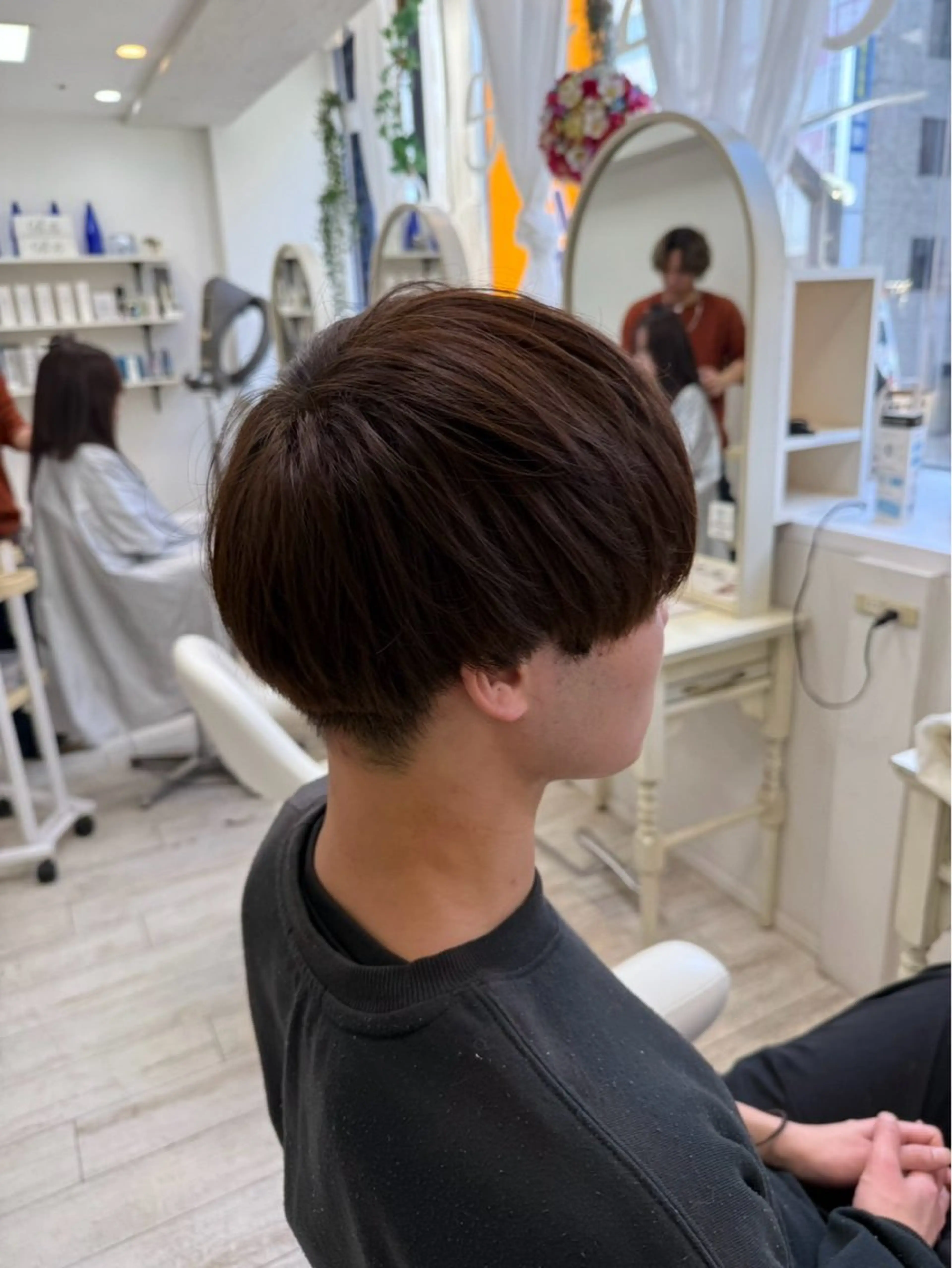 メンズマッシュカット➕シャンプー✂️の写真