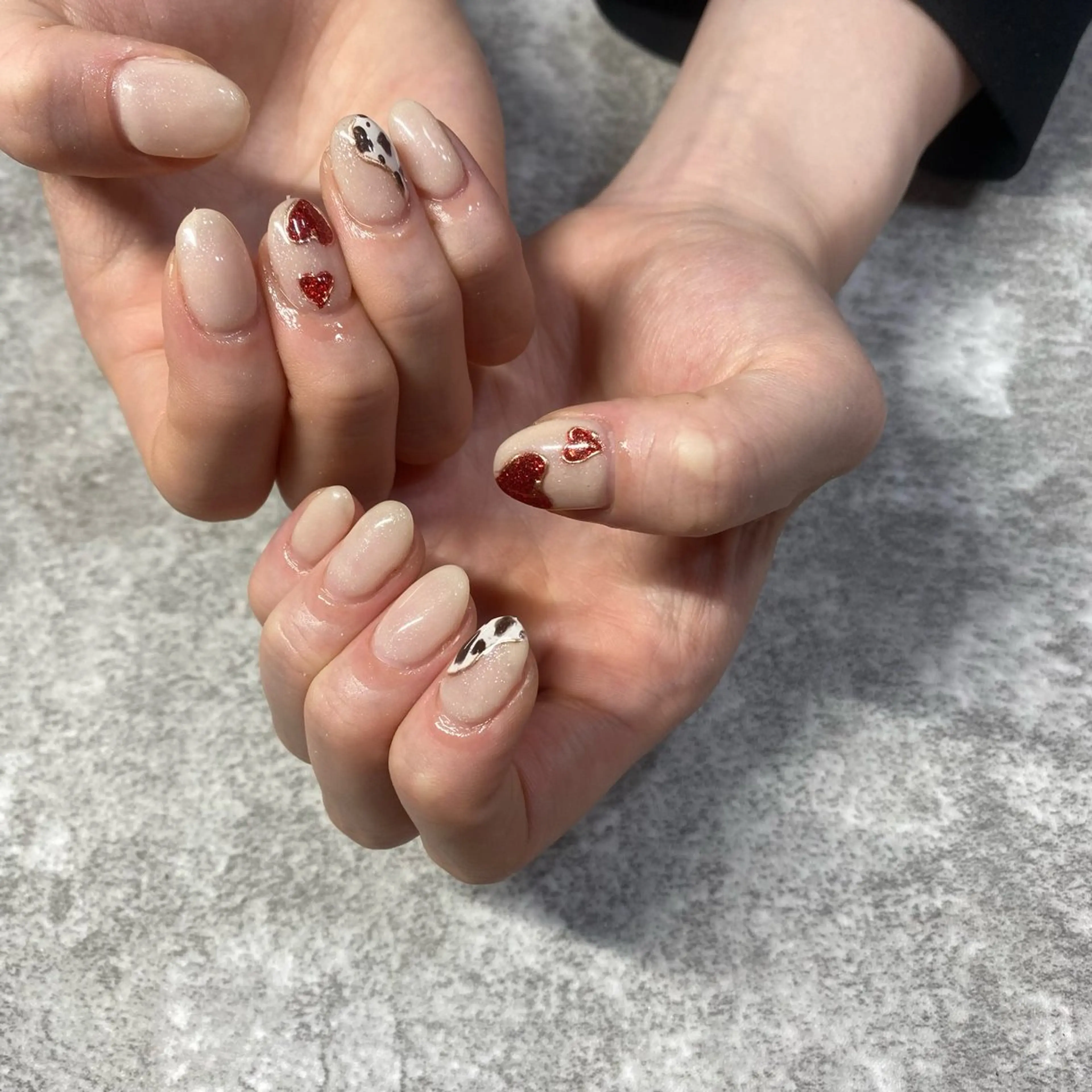 ネイル ハート シンプルネイル ハンドネイル ★Rinail... .のネイルデザイン