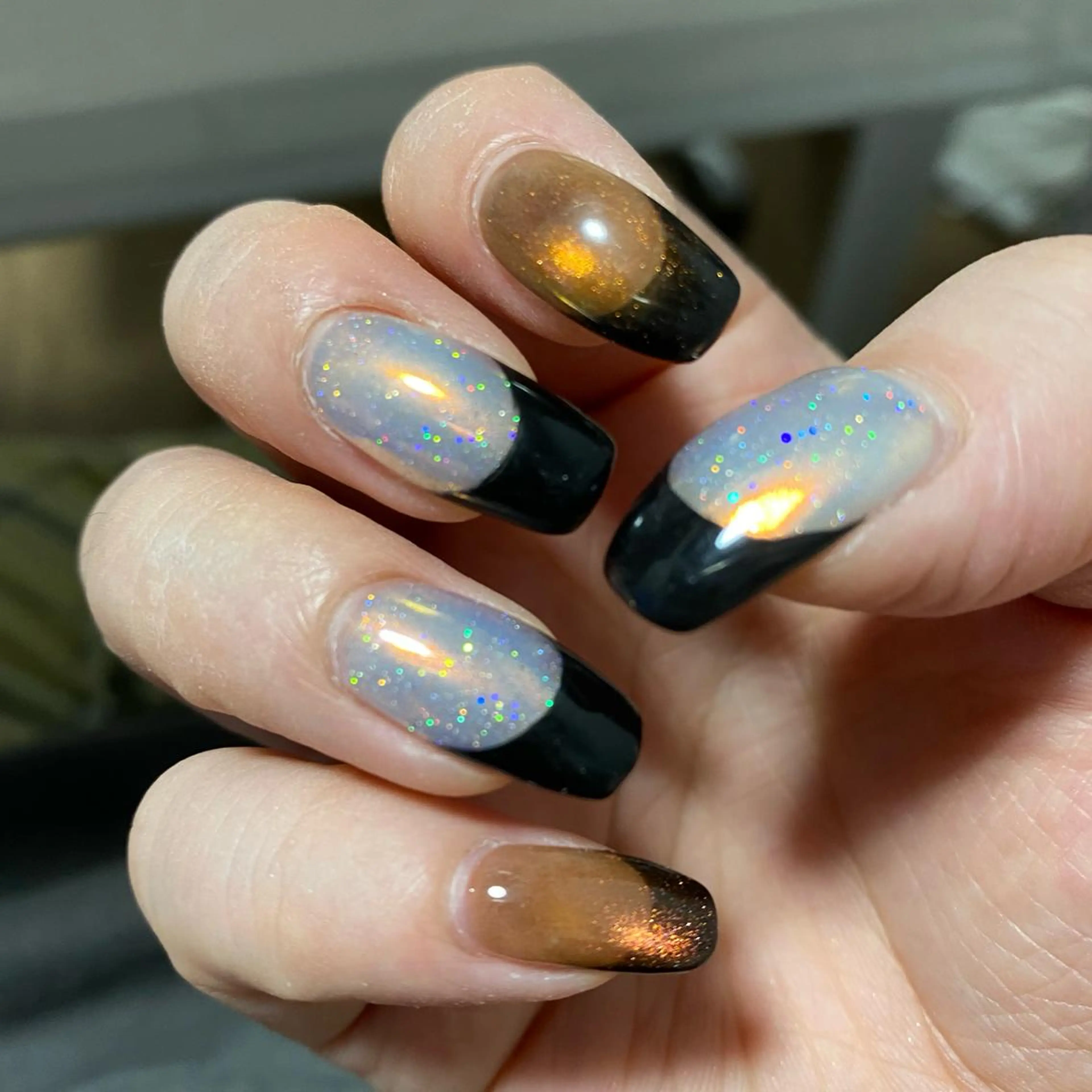 ネイル ラメ(グリッター) Re:Smil所属・☺︎ NOZOMI☺︎のネイルデザイン