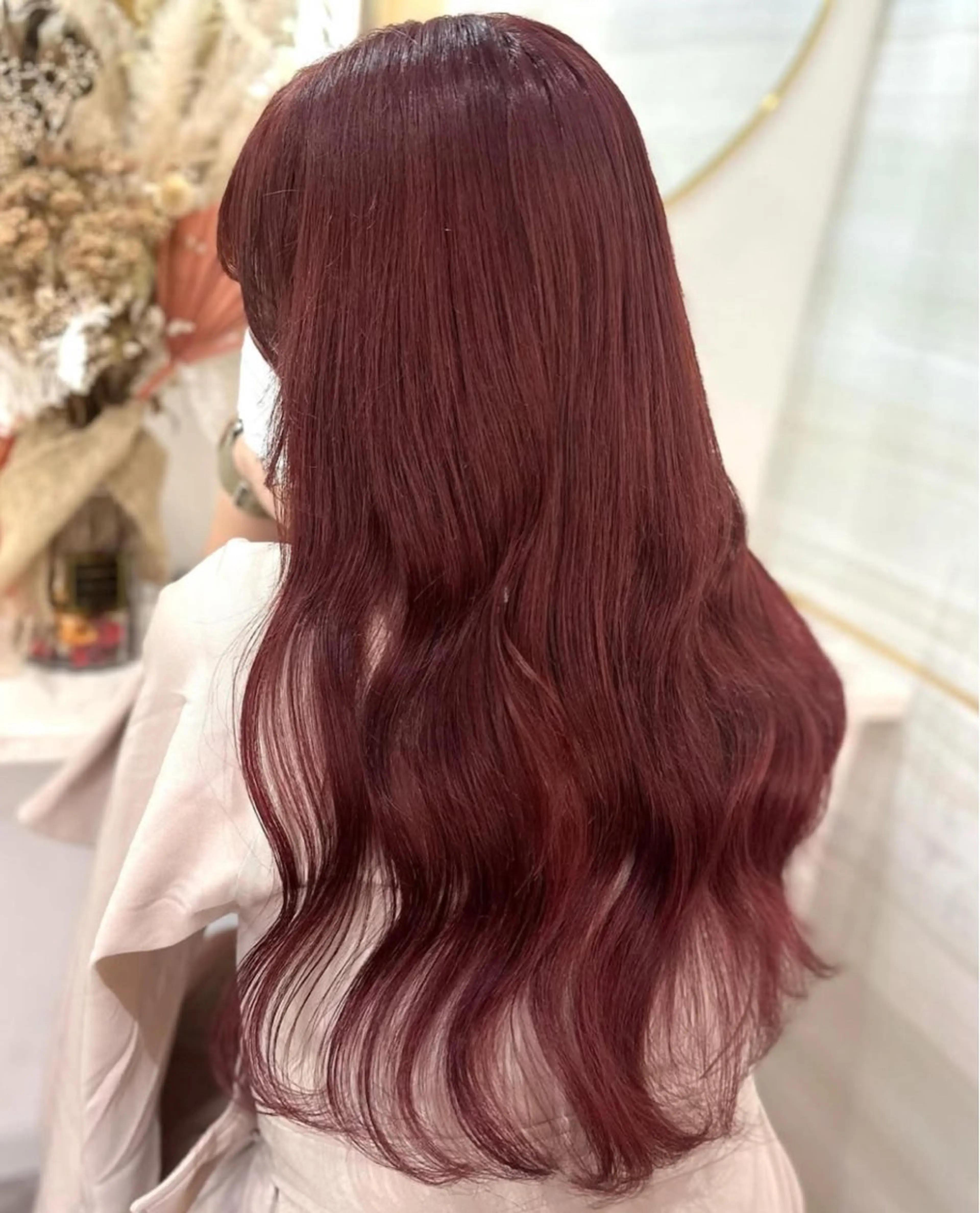 ロング 💘Kurea💘 艶髪/韓国/暗髪のヘアスタイル