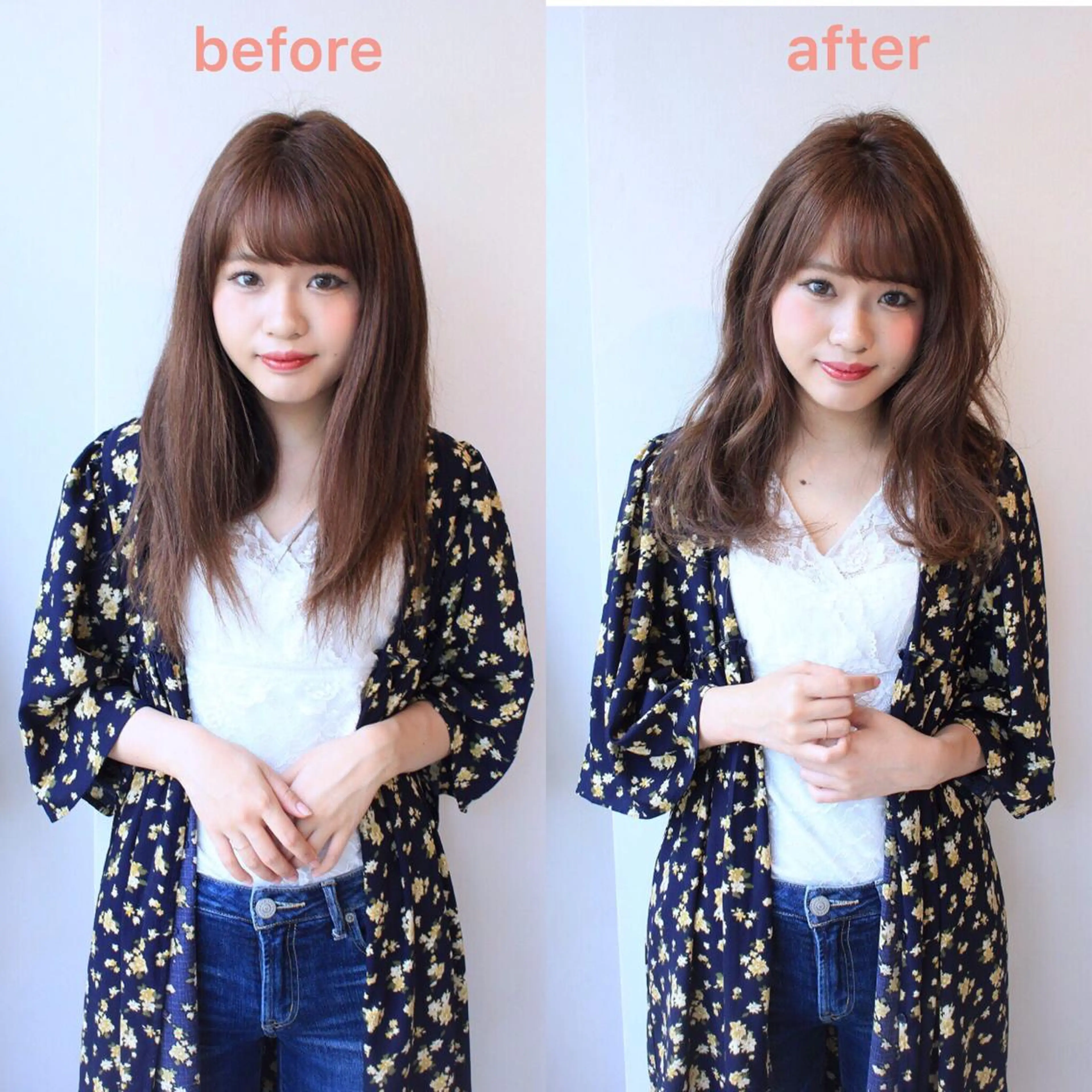 ロング 河野 薫のヘアスタイル