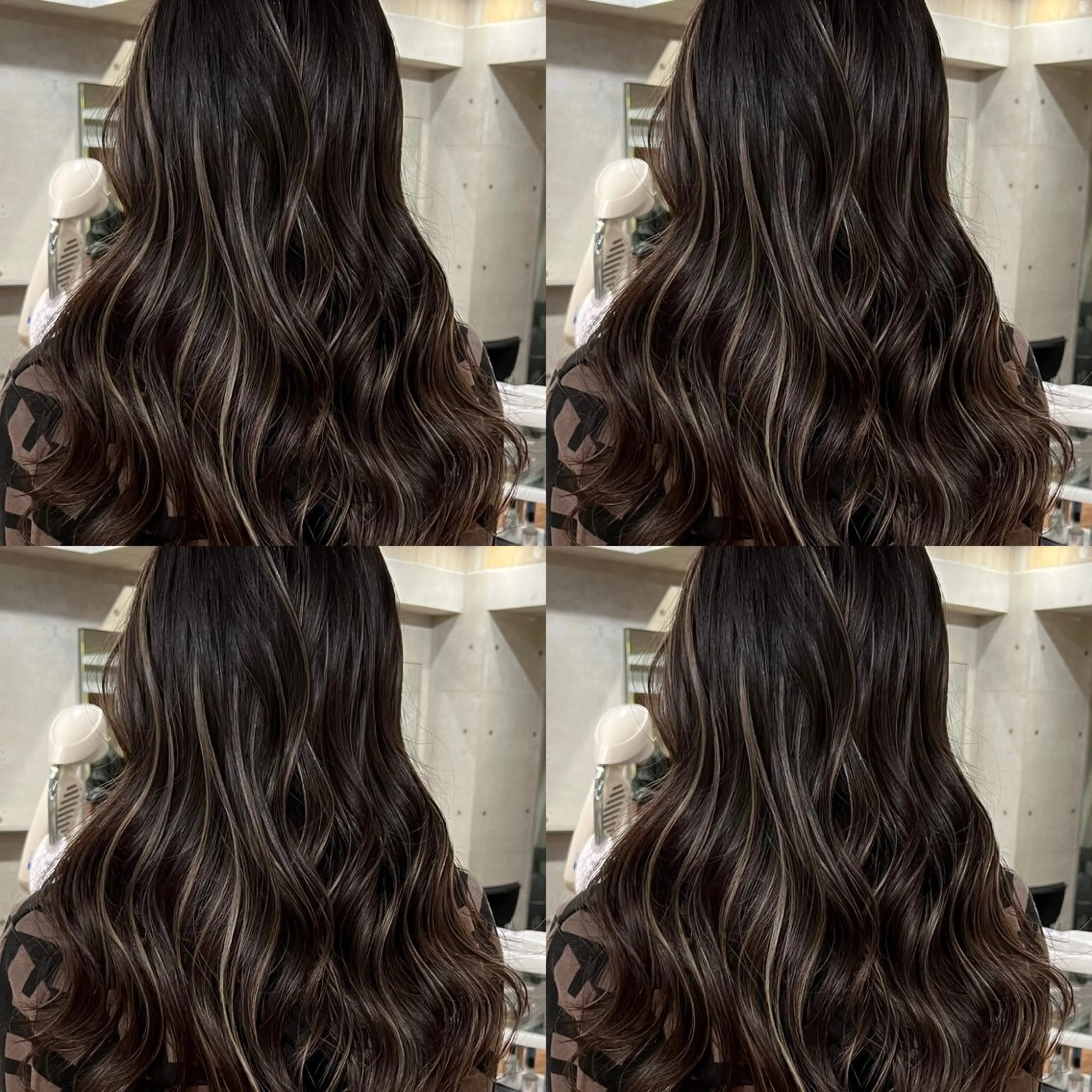 ロング カラー バレイヤージュ ベージュカラー ブリーチ ケアブリーチ ダブルカラー ご予約 宜しくお願いします！のヘアスタイル