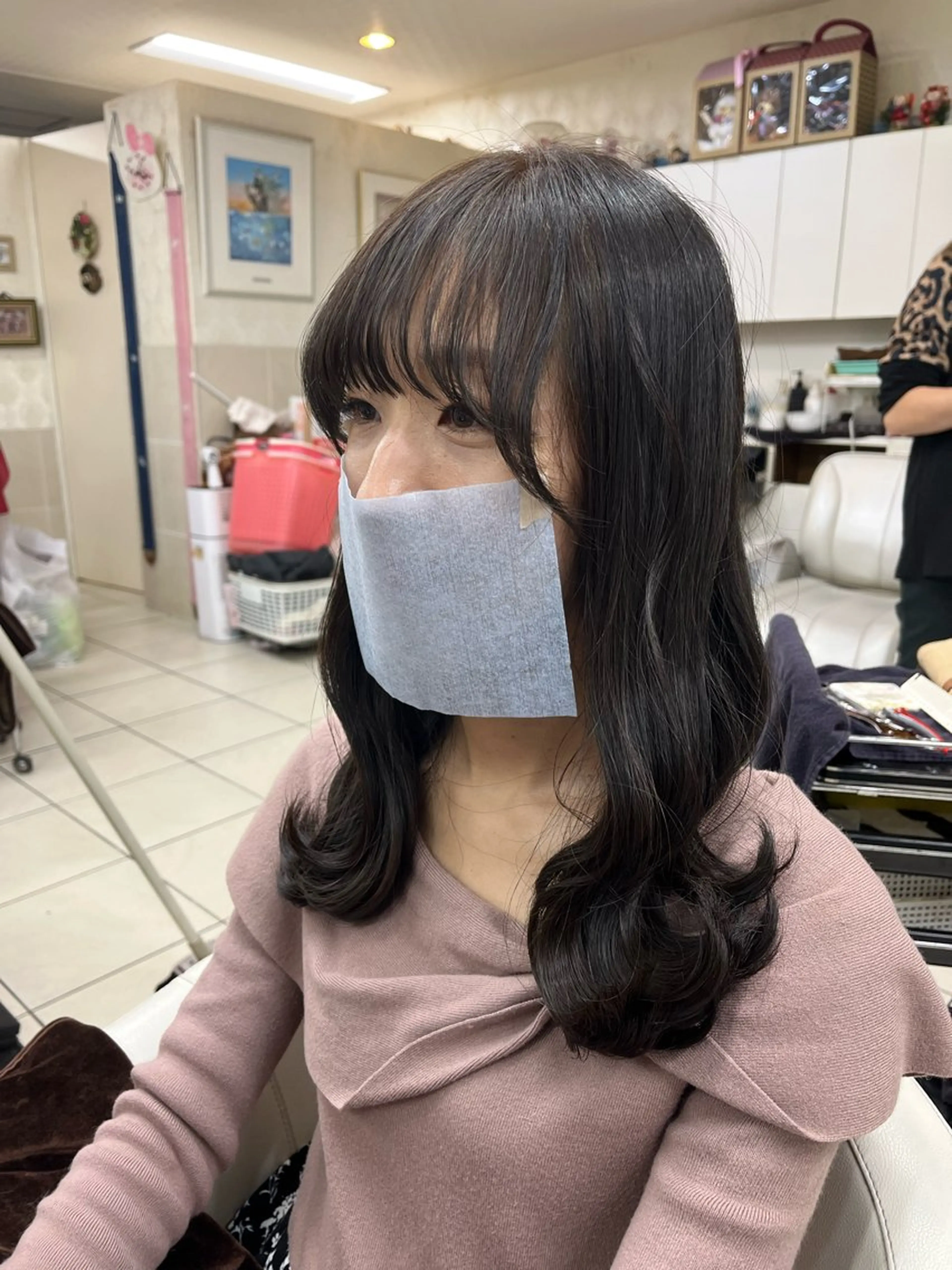 ロング 縮毛矯正専門店　美容室ハース所属・ウィリアム シュウのヘアスタイル