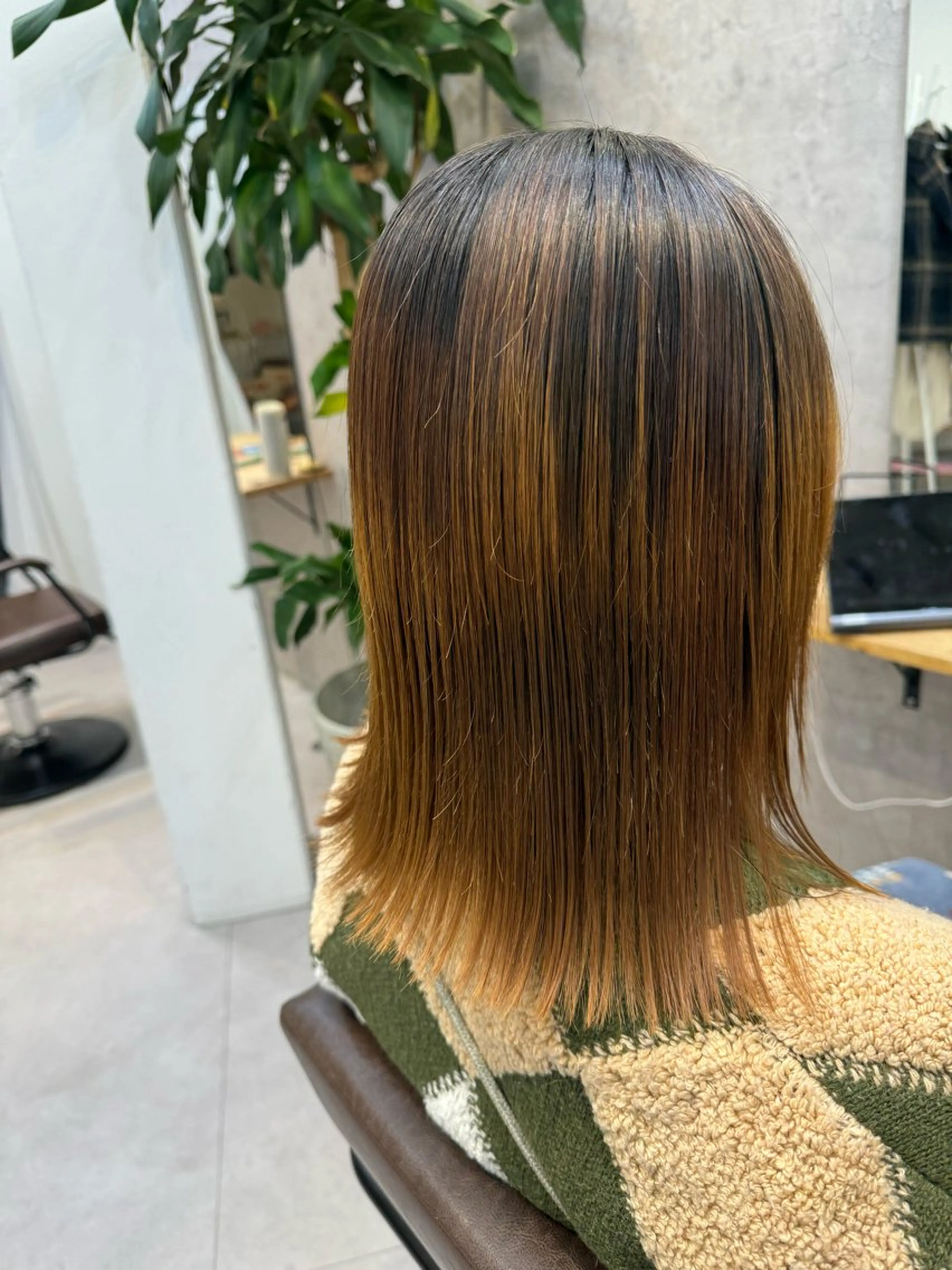 セミロング パーマ 縮毛矯正 カット 縮毛矯正 トリートメント Dxxxx III所属・女性目線の大人 メンズ*Ayakaのヘアスタイル