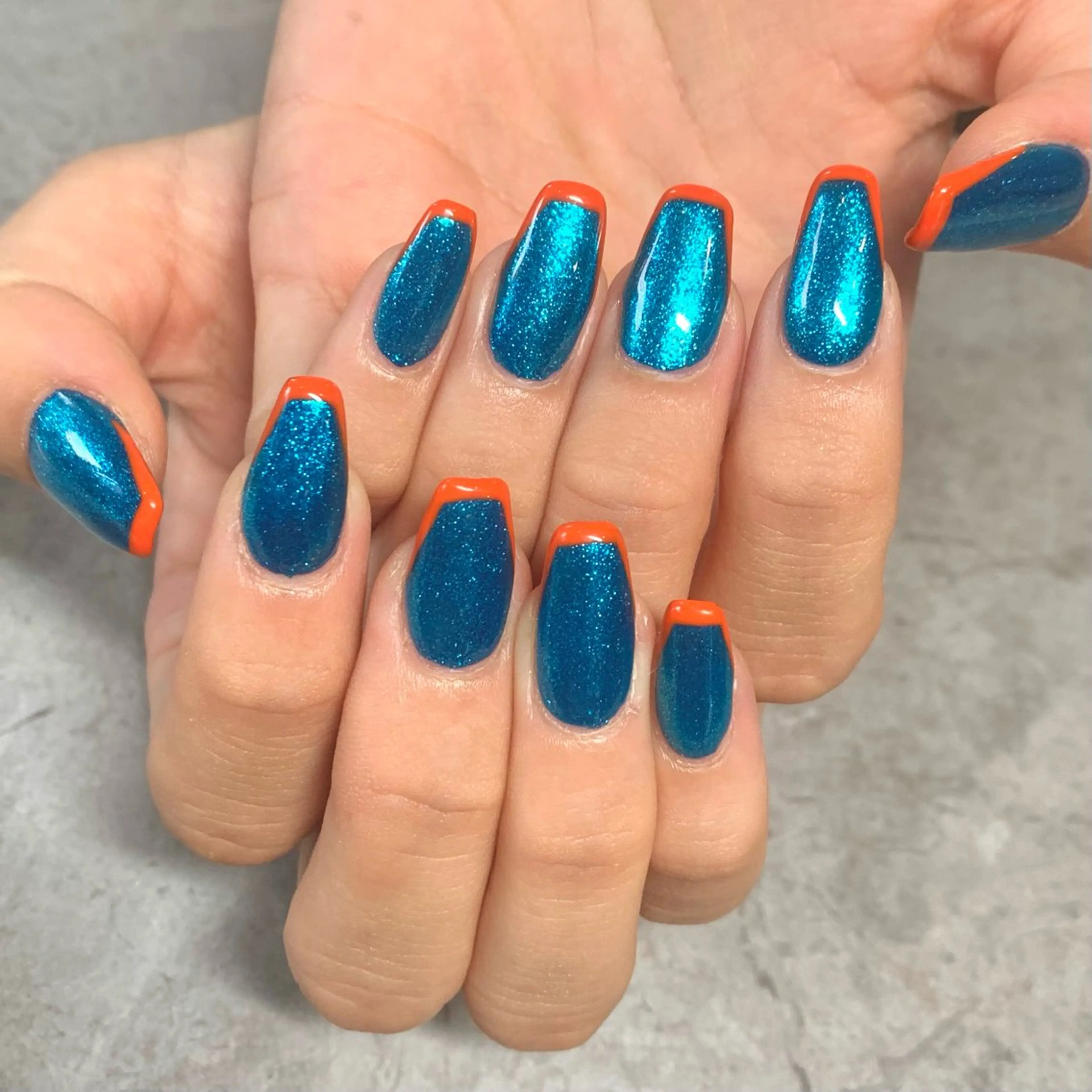 ネイル フレンチネイル キラキラネイル 韓国ネイル ハンドネイル Nail Salon Lillion【リリオン】所属・lillion karenのネイルデザイン