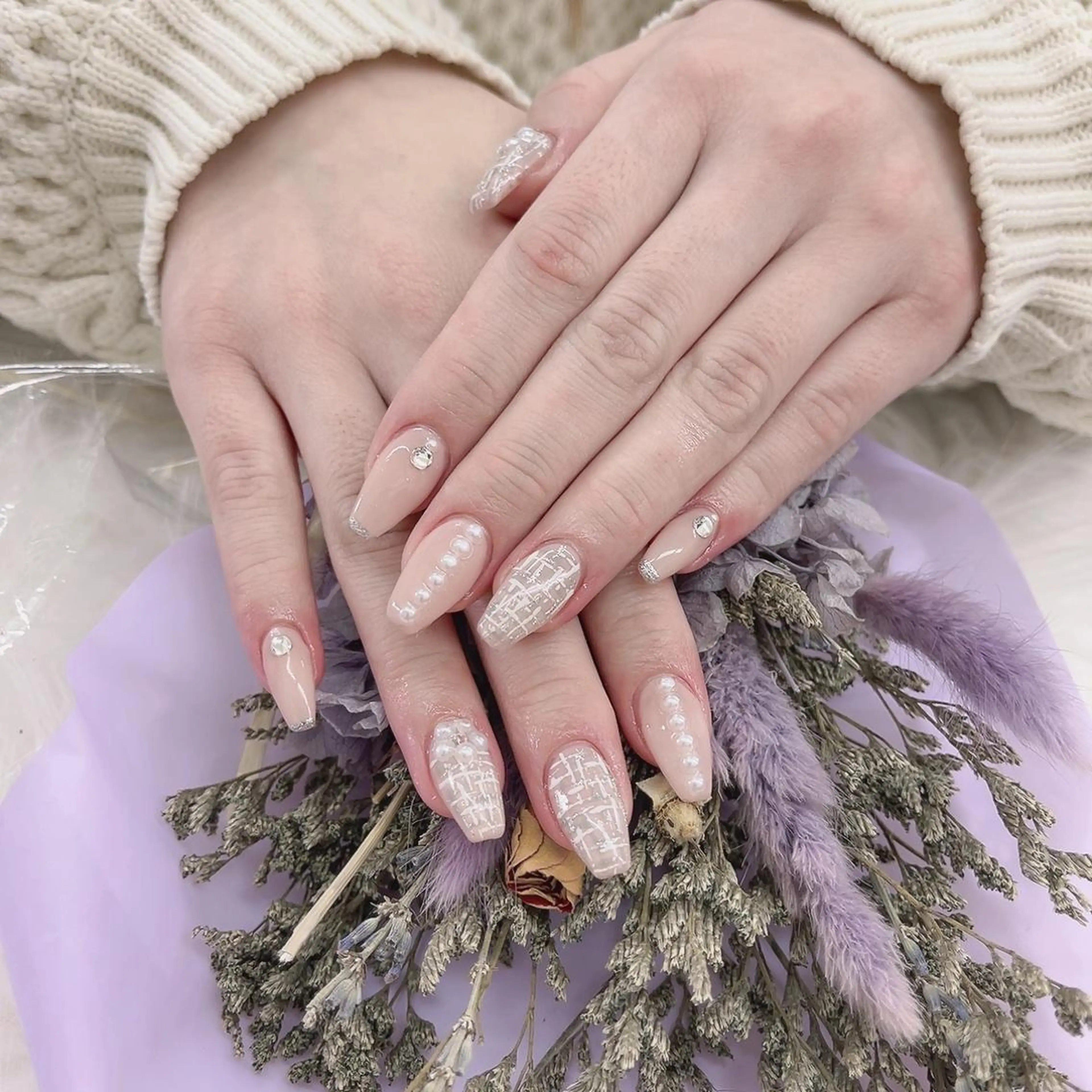 ネイル 🦋ネイルサロン ブラン🌈ゆりのネイルデザイン