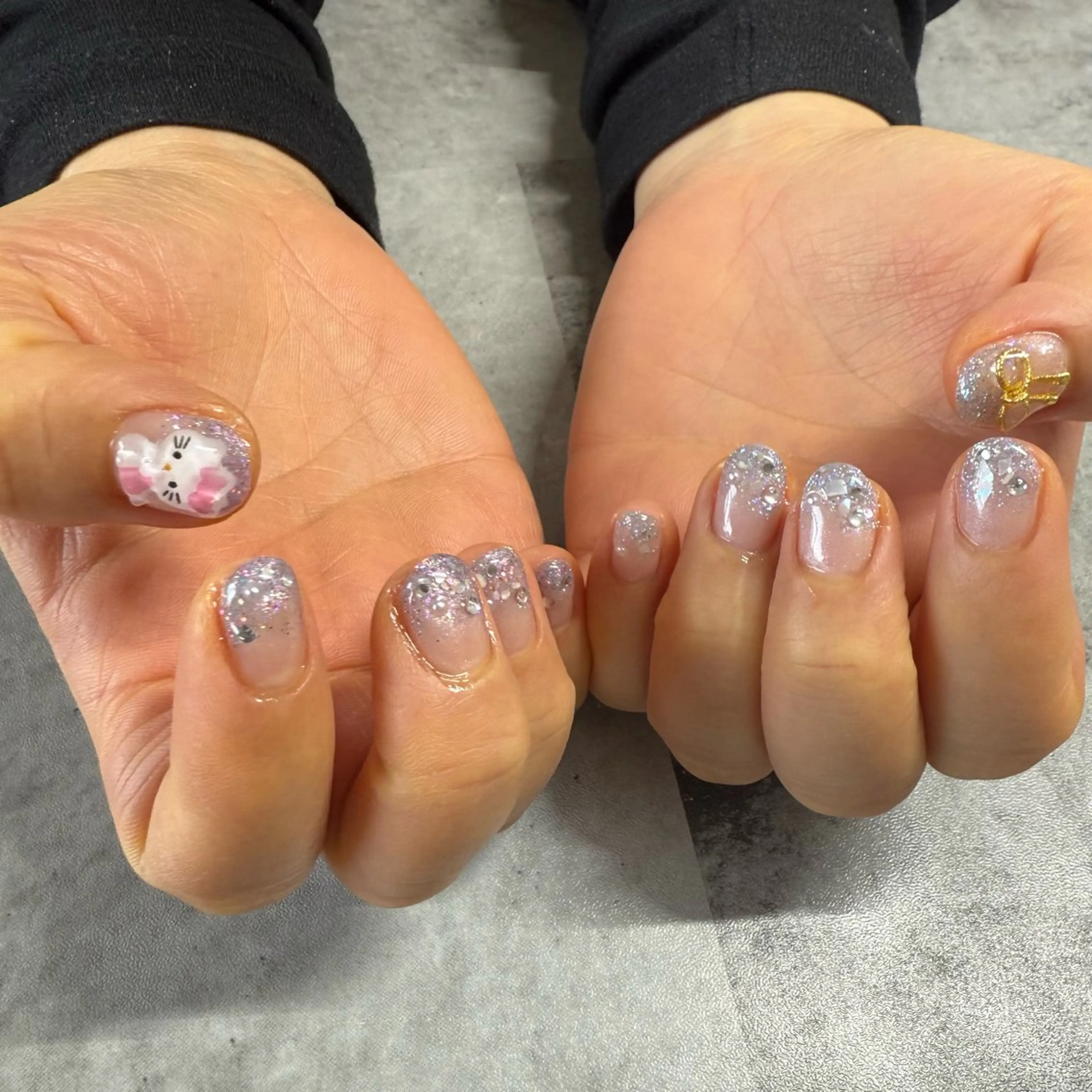 ネイル リボン ストーンネイル ハンドネイル PARU nailのその他イメージ