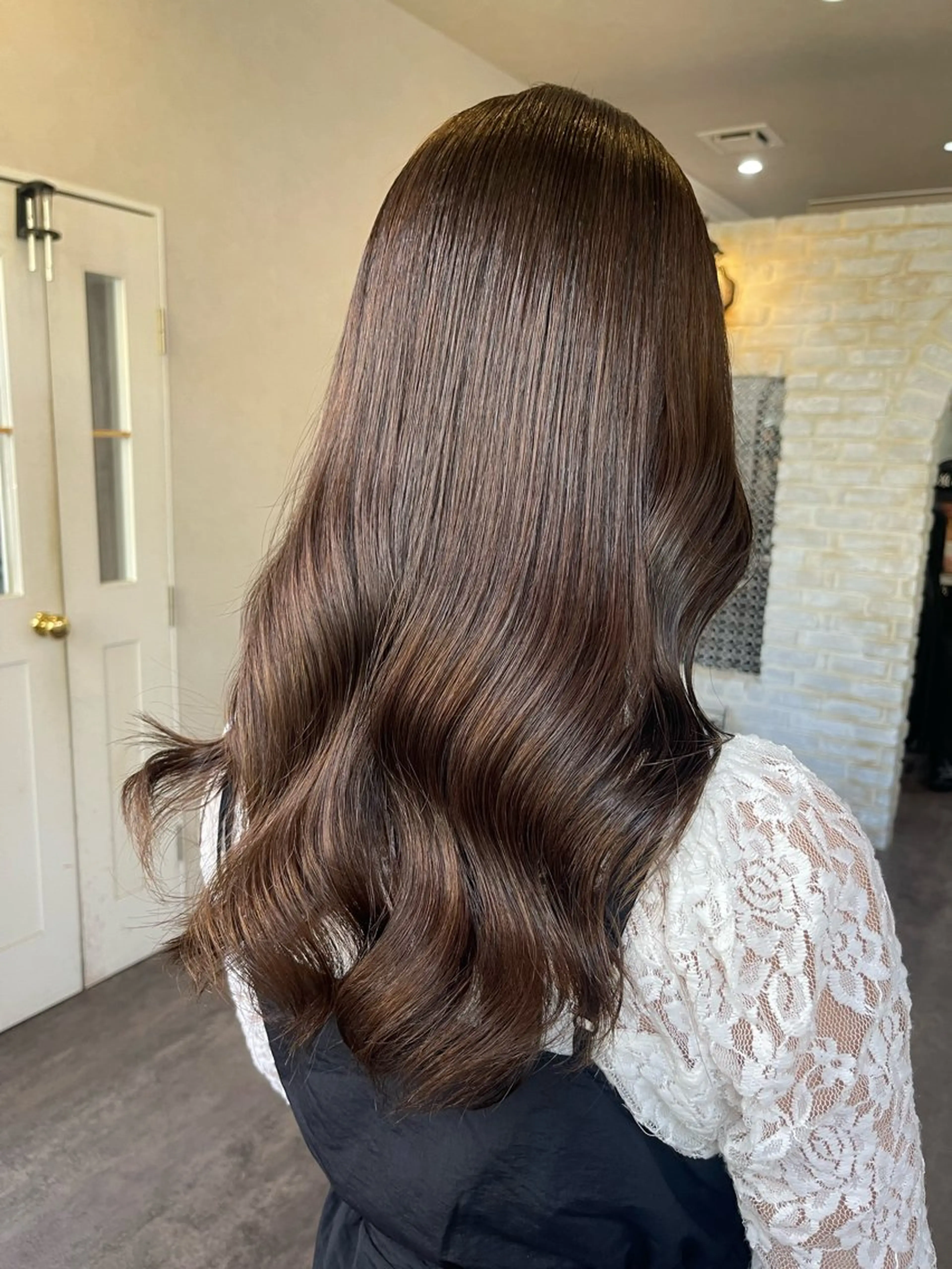 セミロング カラー🫧アレンジ 🎀REIMIのヘアスタイル