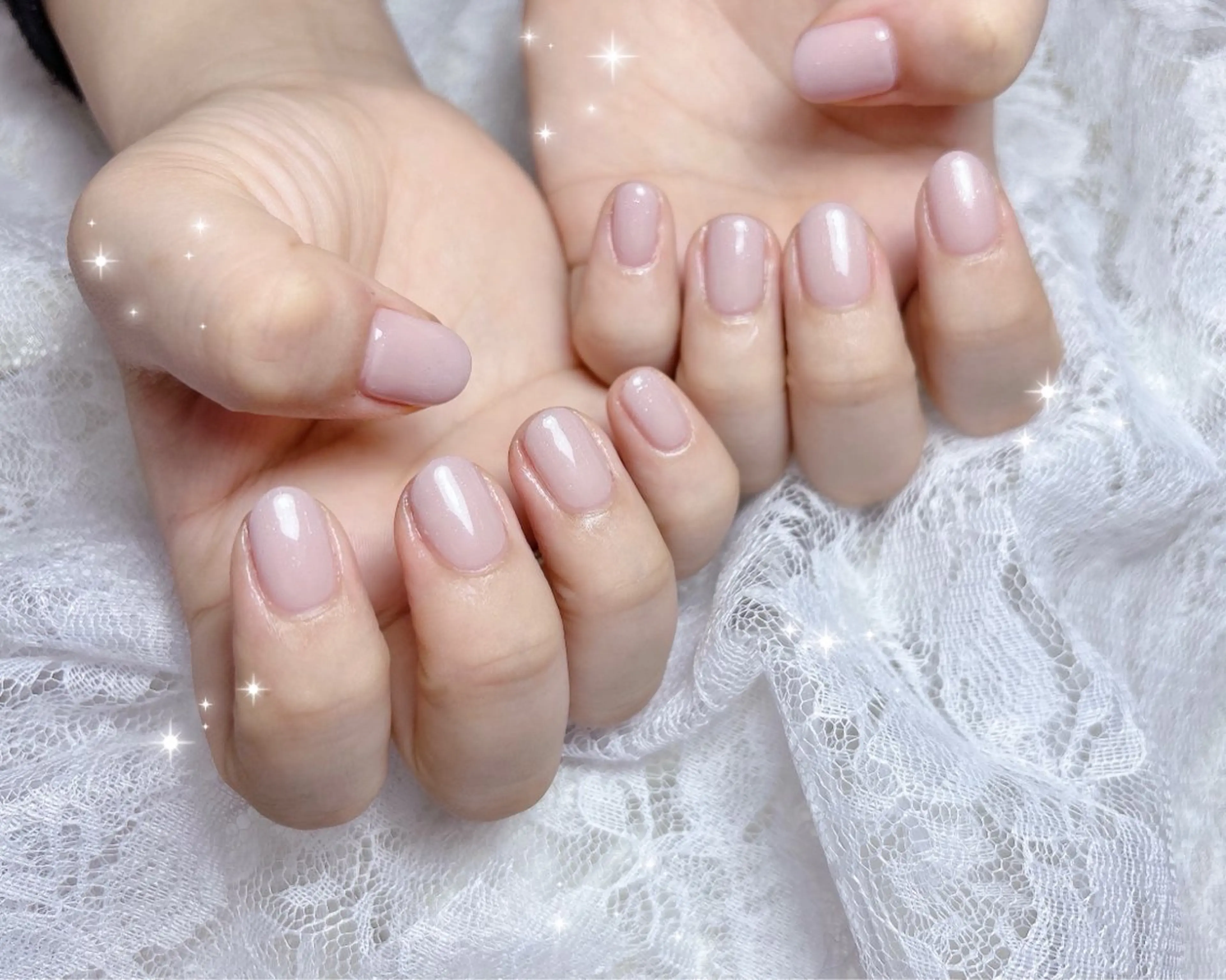 ネイル グラデーション キラキラネイル ハンドネイル FLARE NAIL フレアネイルのネイルデザイン