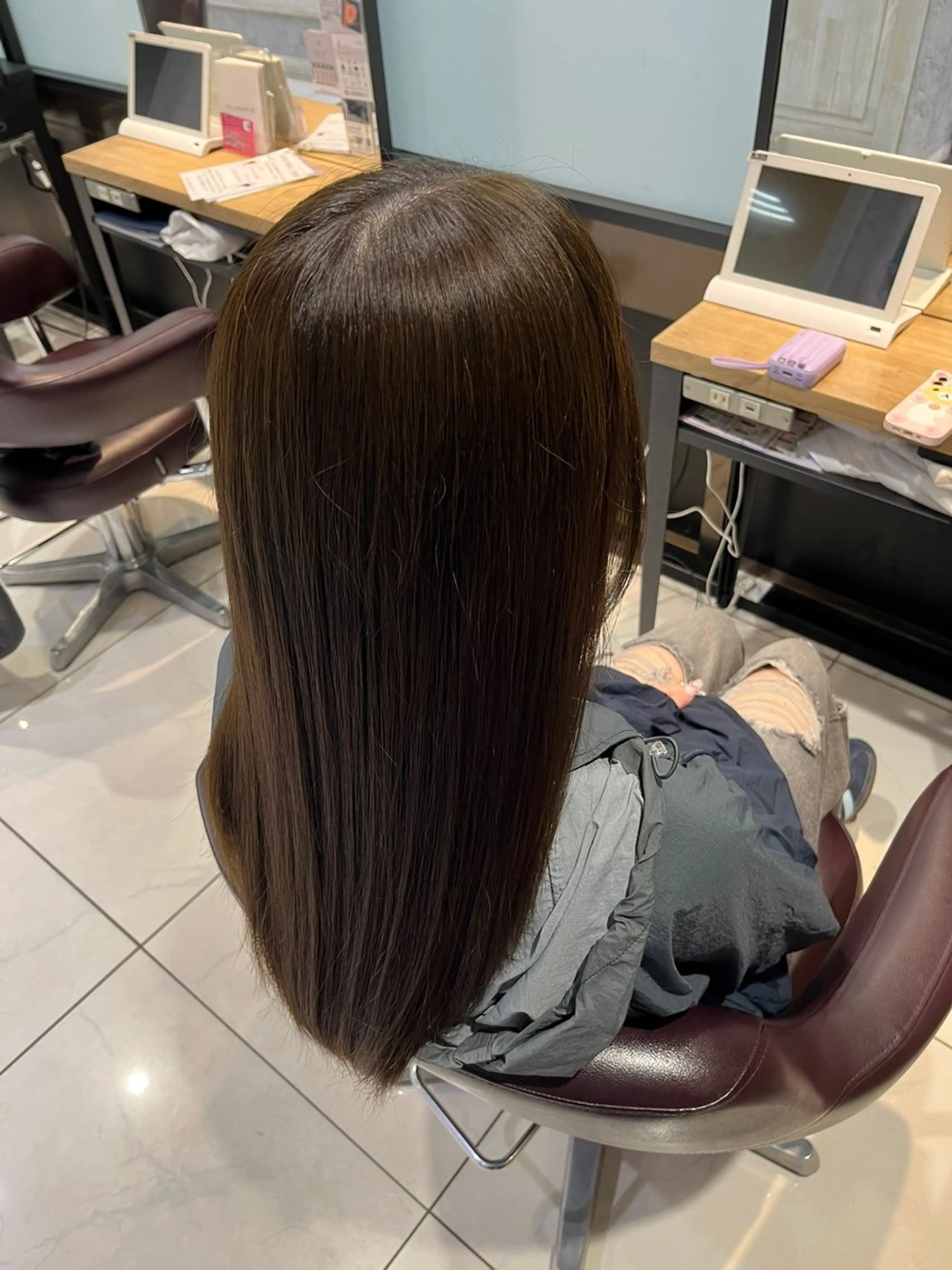 ロング カラー カット ヘアカラー トリートメント 韓国レイヤー/カラー 🐈‍⬛💗miyuのヘアスタイル