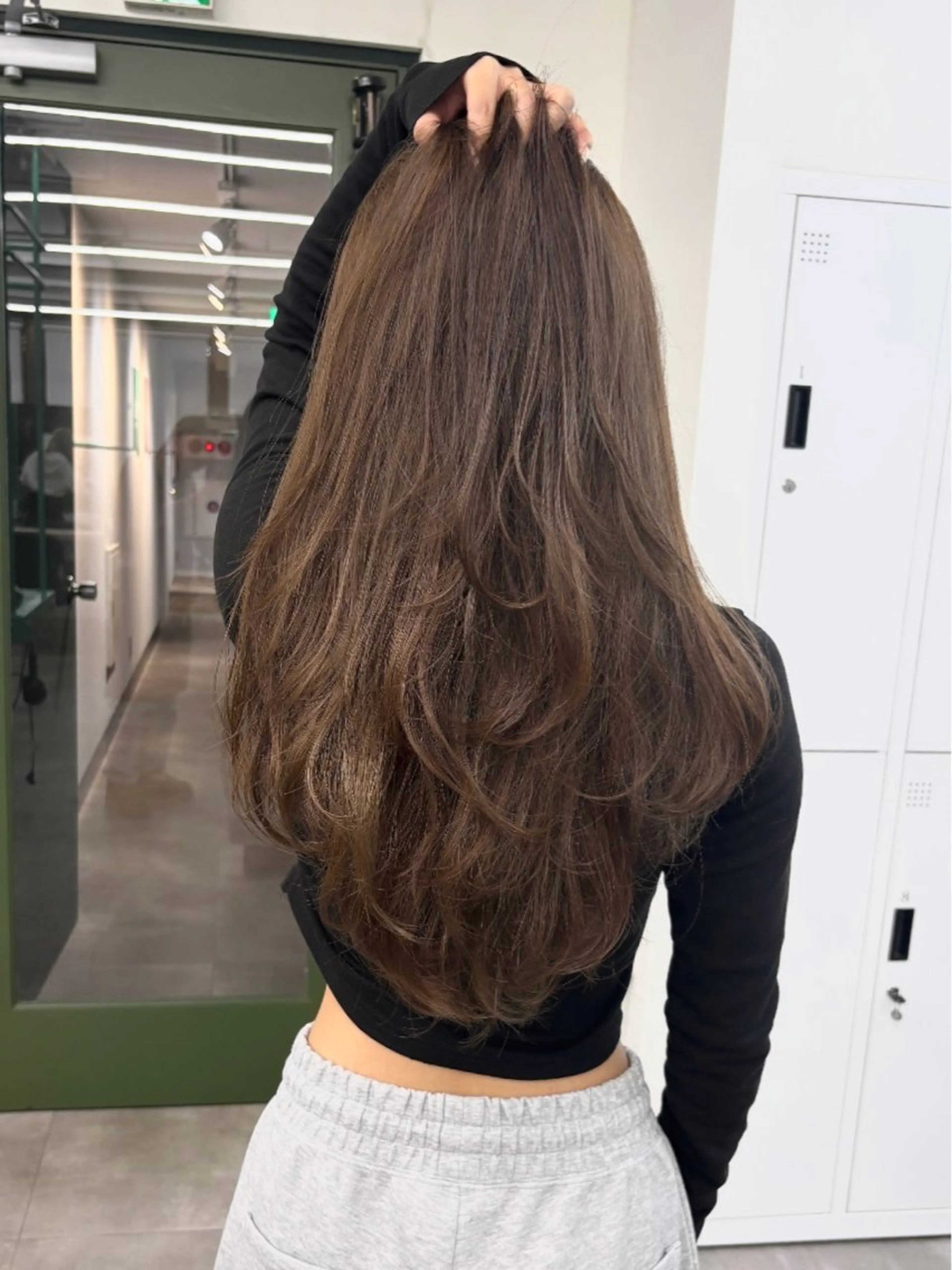 ロング ハイライト カット ヘアカラー トリートメント Ⓜ︎iyu🌊/海外 風ハイライト特化のヘアスタイル