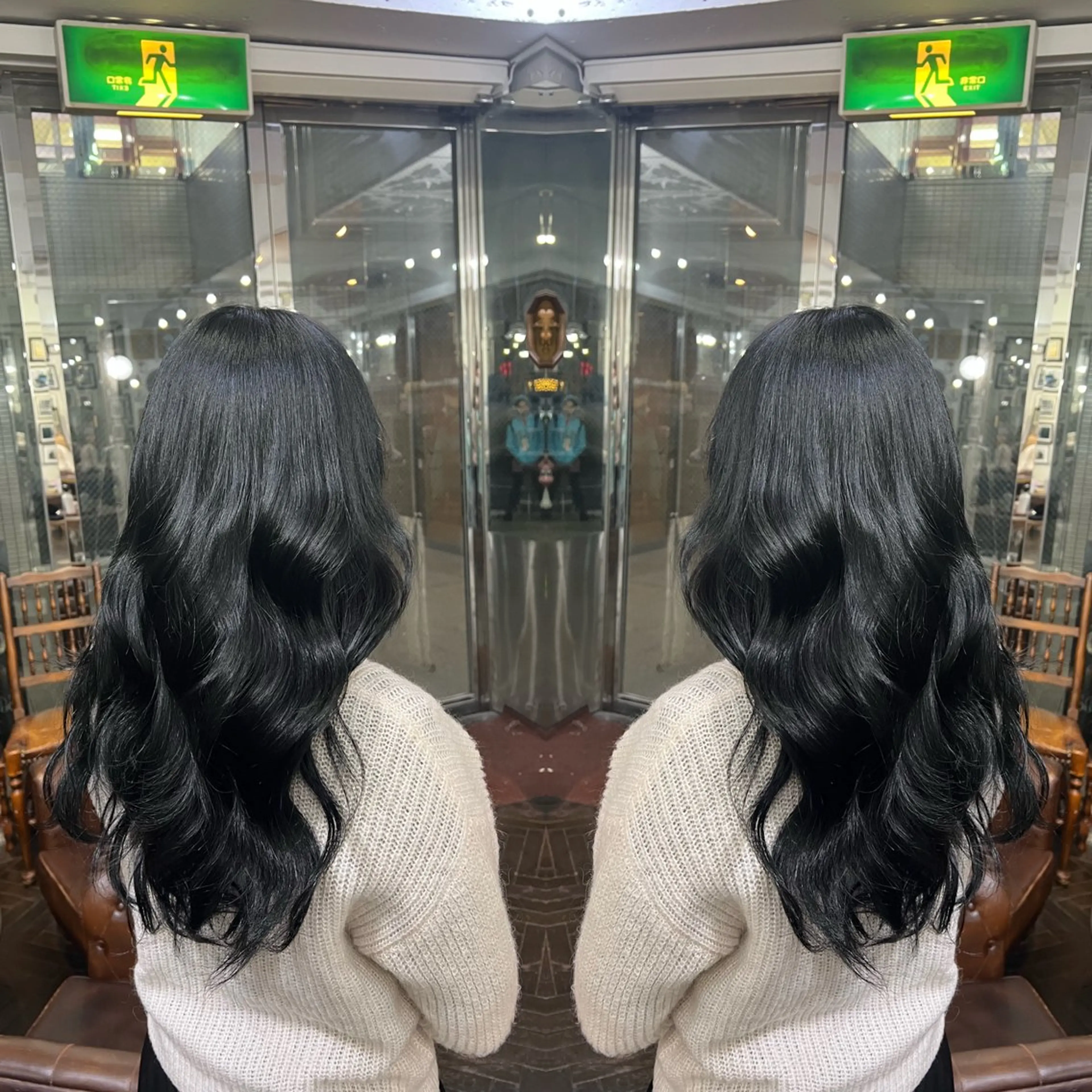 ロング カラー レイヤー/ボブ/ ミニボブ/AOIのヘアスタイル