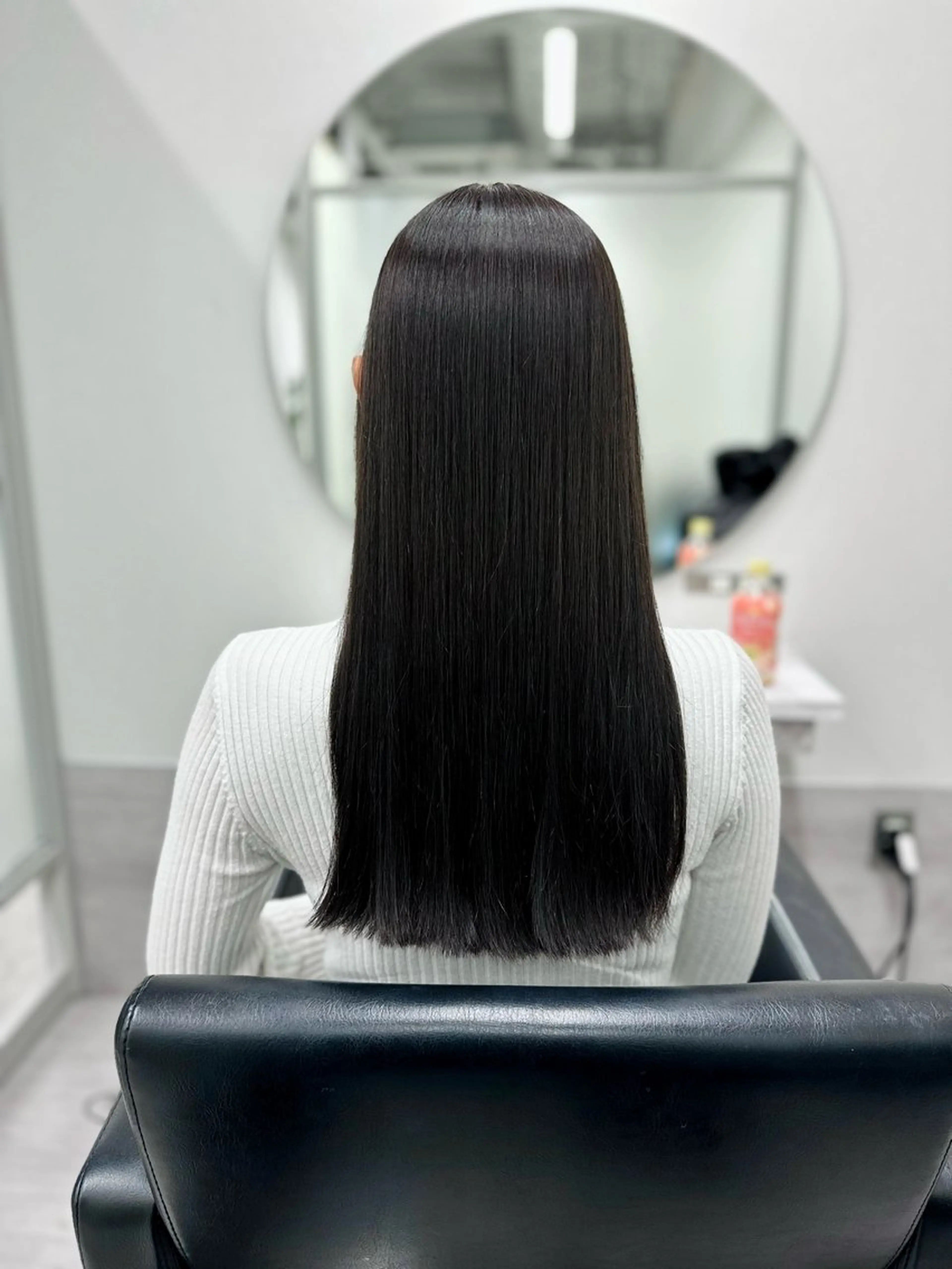 セミロング カット ヘアカラー トリートメント JYO 髪質改善専門家のヘアスタイル