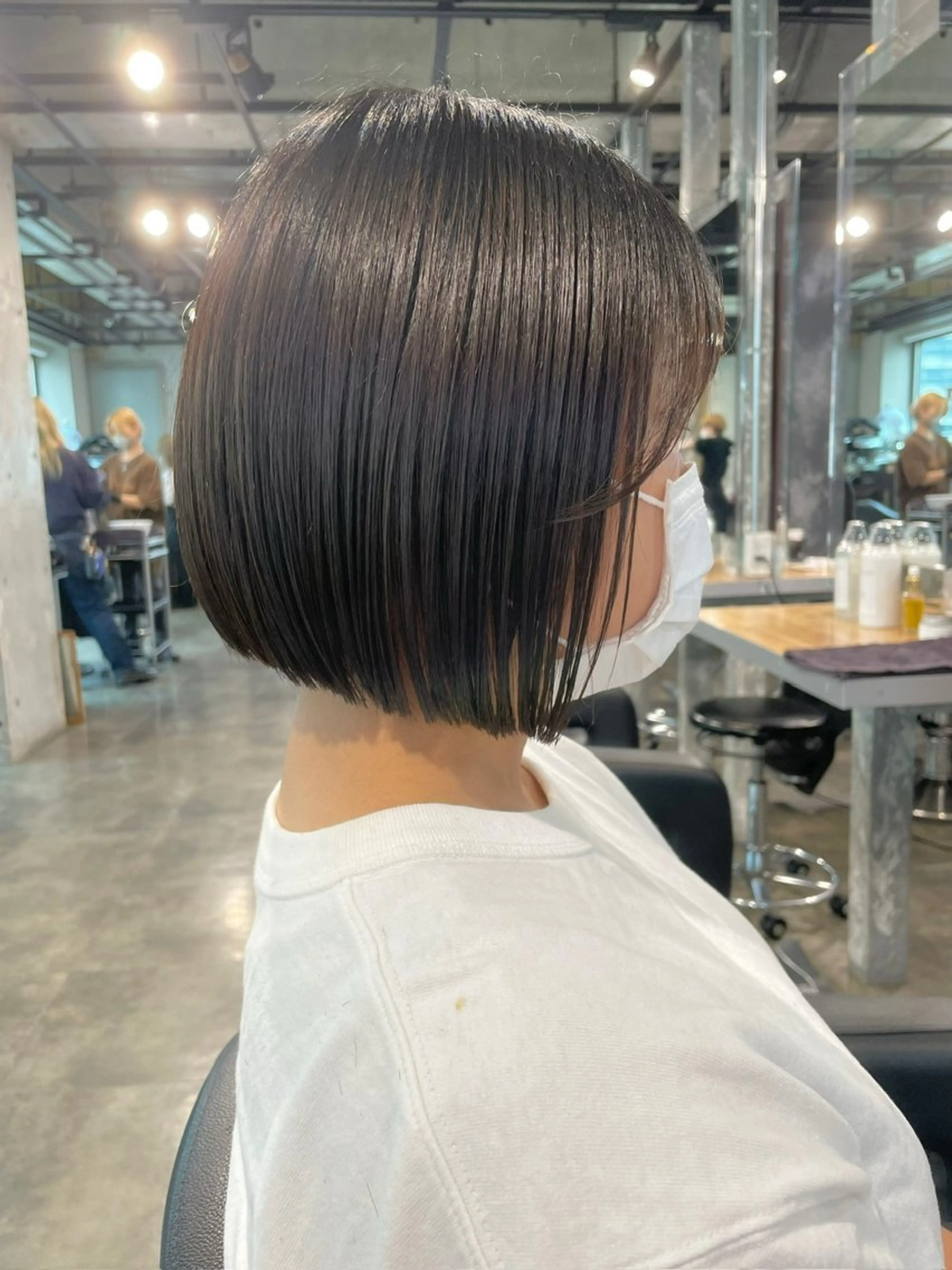 ショート カラー ヘアアレンジ flammeum所属・ハイトーン/ボブ /misakiのヘアスタイル