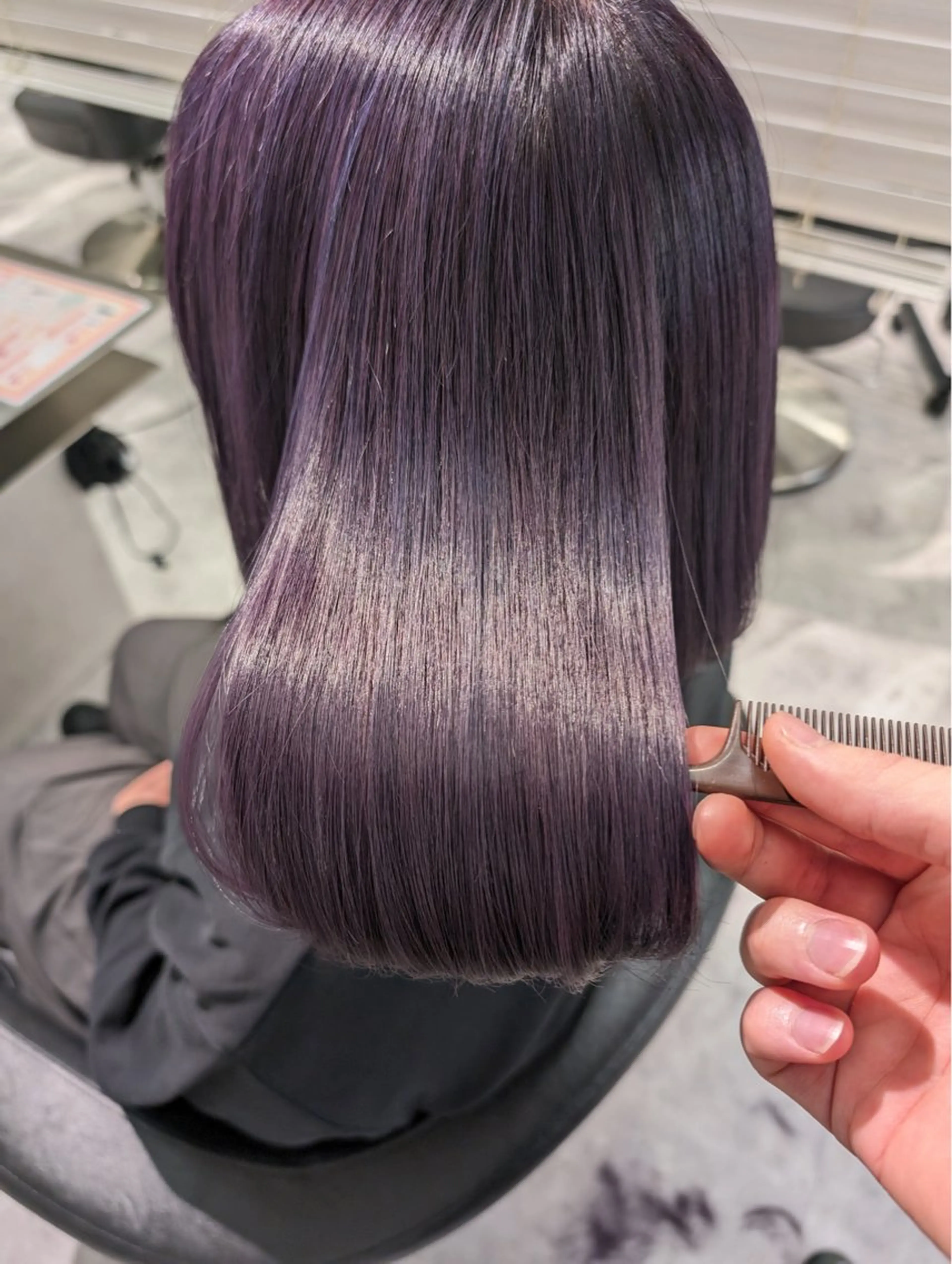 ミディアム トリートメント カット ヘアカラー トリートメント hair&make earth元住吉店所属・滝沢 英昭のヘアスタイル