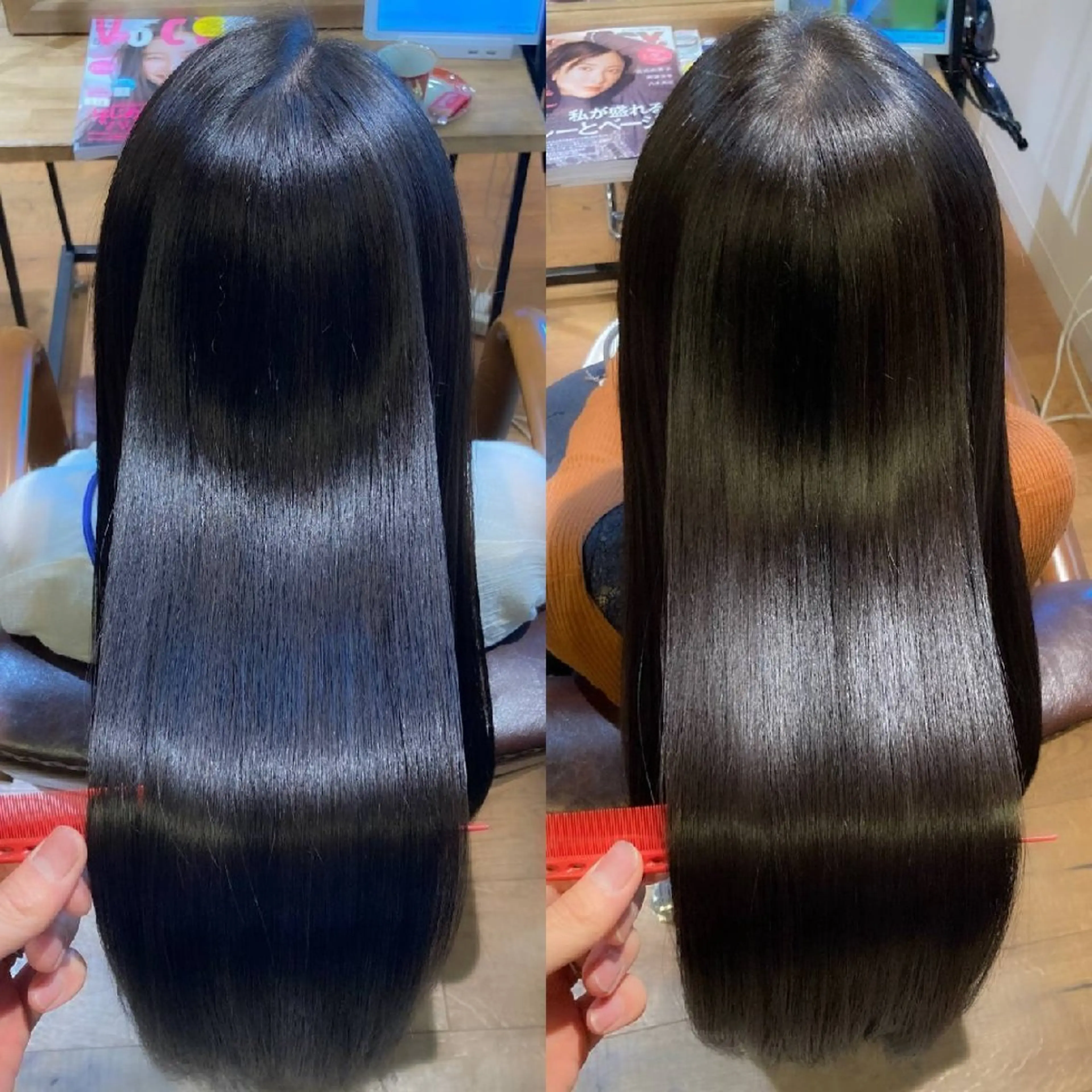 ロング 辻花 さおりのヘアスタイル